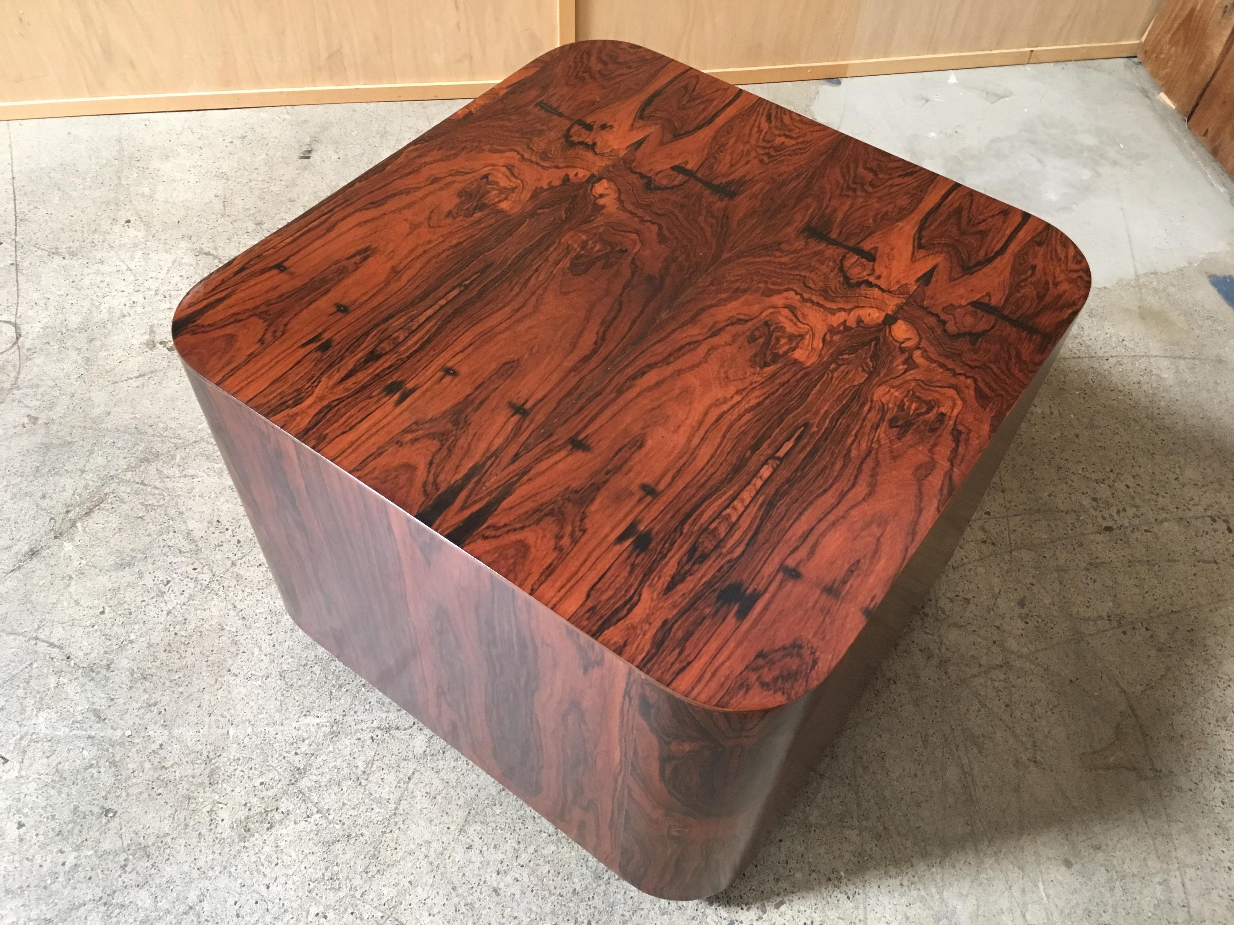 20th Century Two Rosewood Platform End Tables