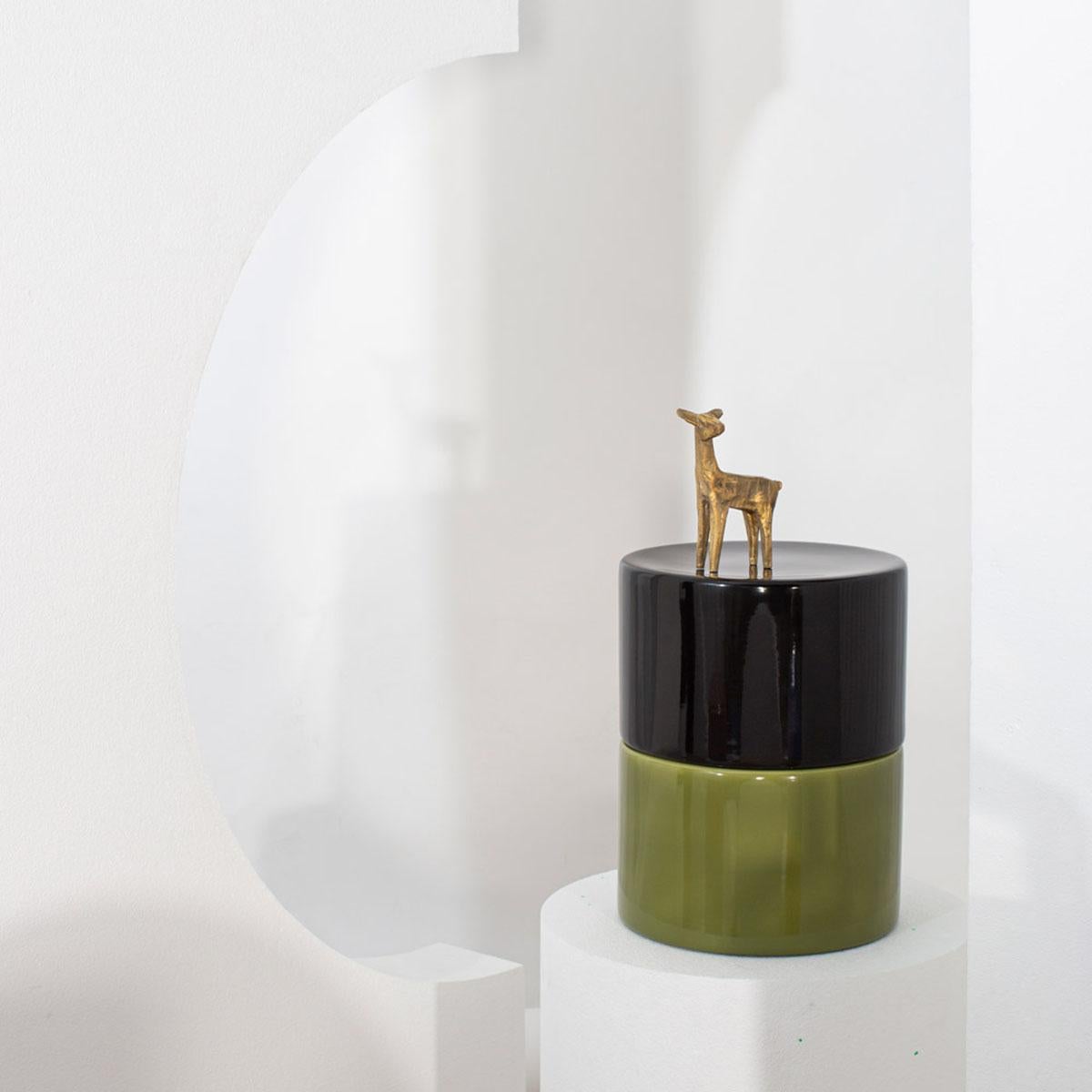 Post-Modern Two Round Ceramic IMI Side Table by Sebastian Herkner for Pulpo