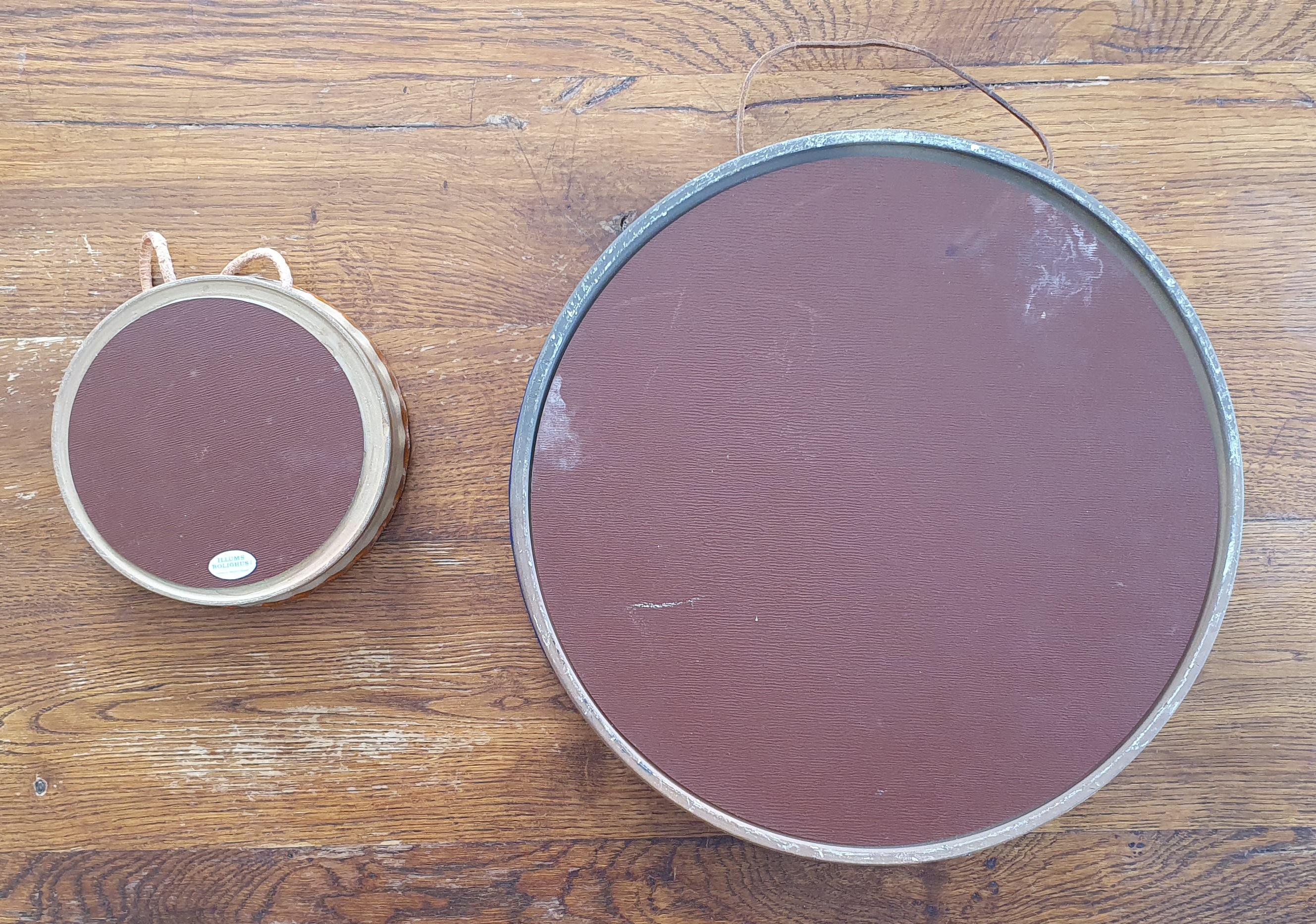 Two Round Ceramic Mirrors, Klavs Encke, Denmark For Sale 8