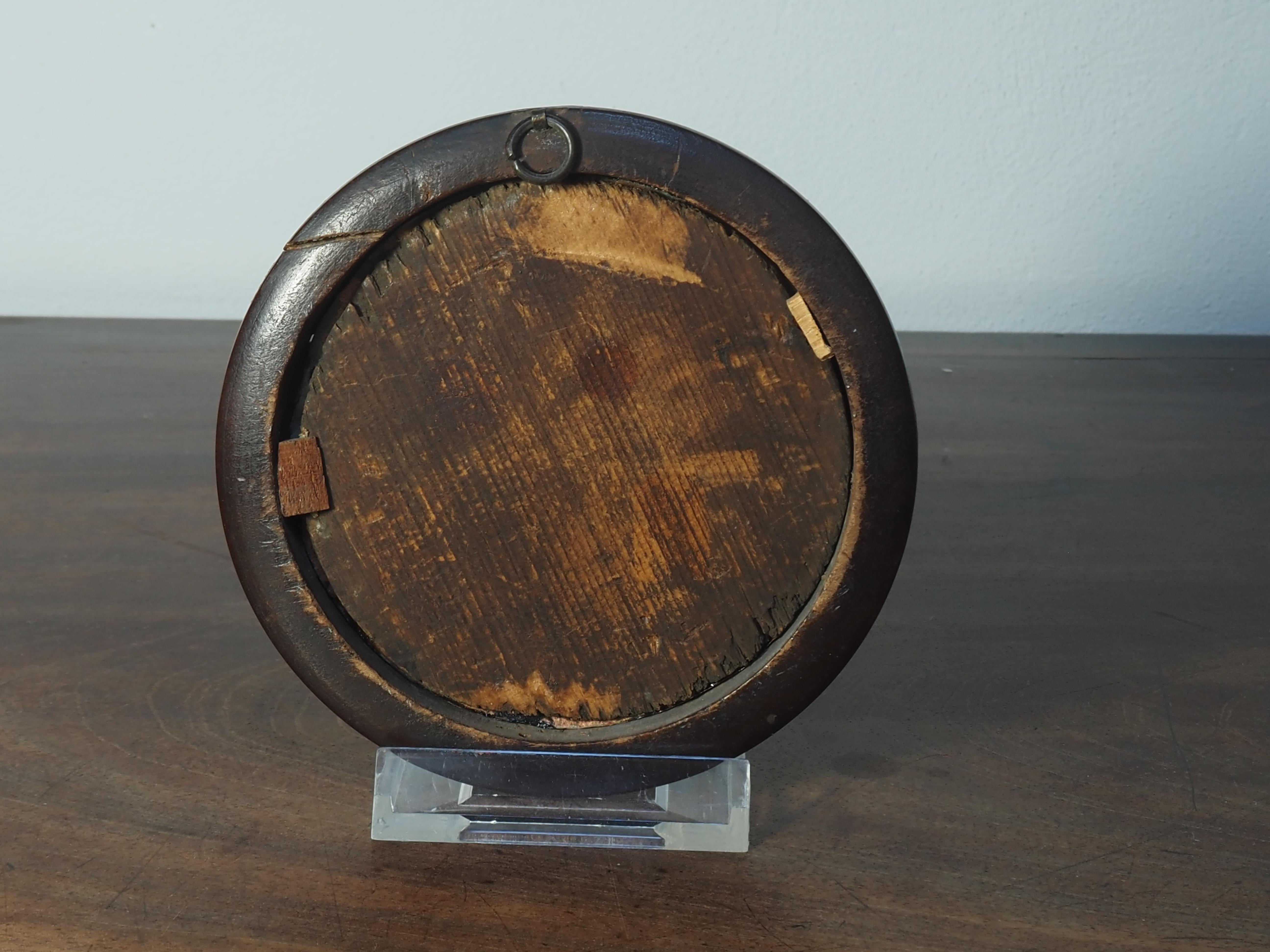 Dos placas redondas de esmalte Nerón y Calígula, a la manera de Jacques I Laudin en venta 5