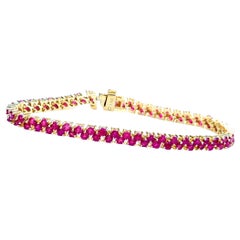 Ruby Modern Bracelets