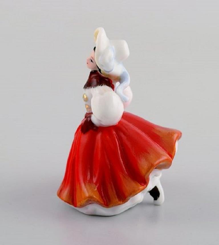 English Two Royal Doulton Porcelain Figurines, Dancer and Judge, Buzfuz, Mid 20th C For Sale