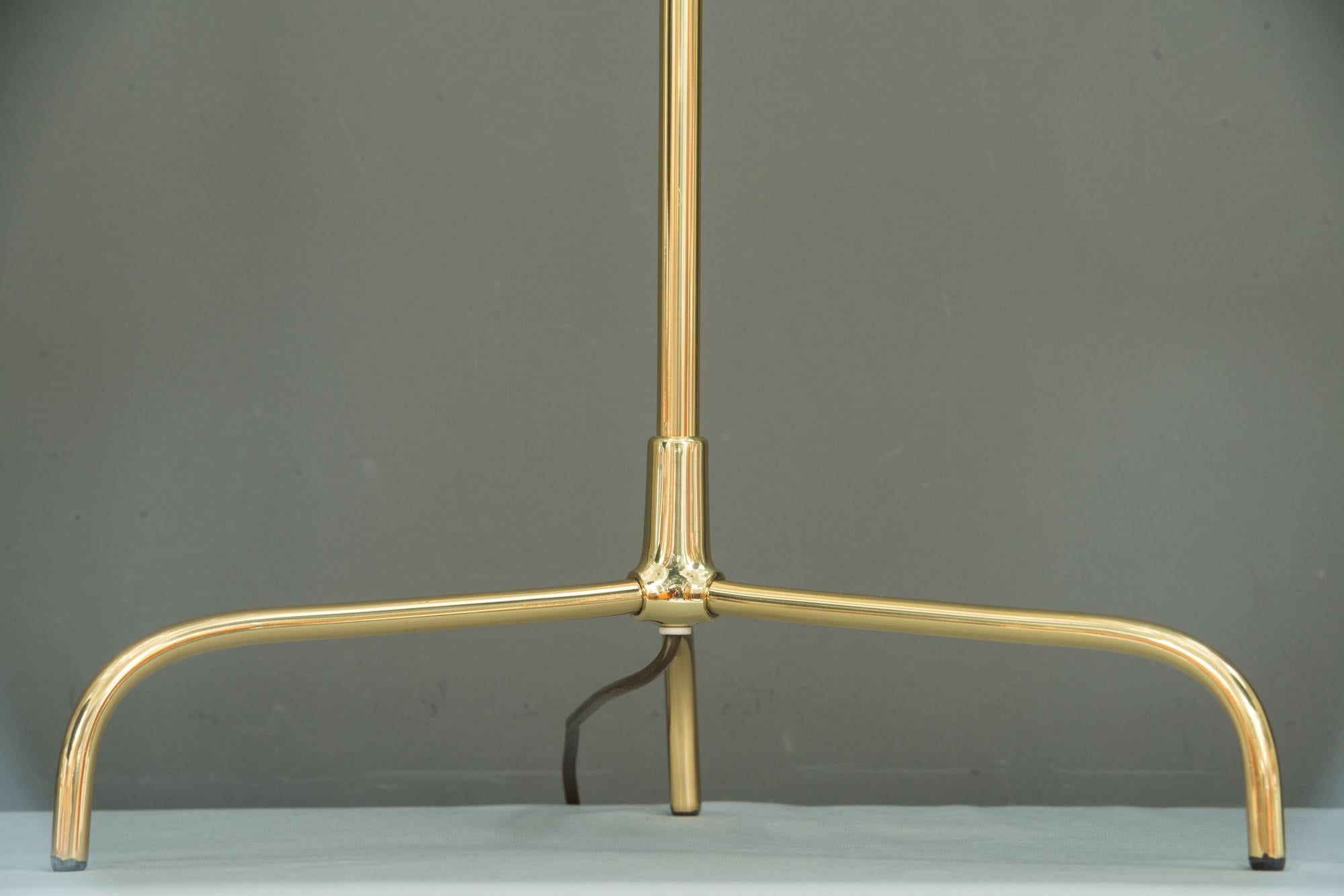 Two Rupert Nikoll Floor Lamps, circa 1950s In Good Condition For Sale In Wien, AT
