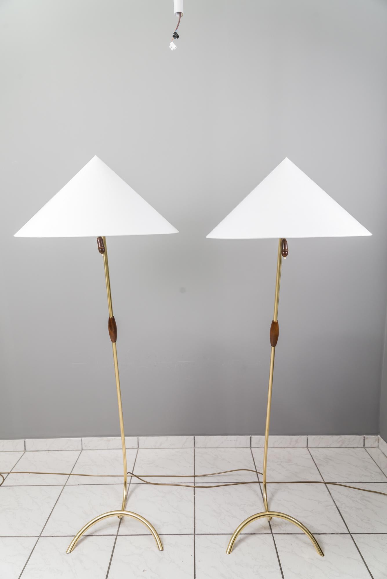 Two Rupert Nikoll Floor Lamps, circa 1950s For Sale 7