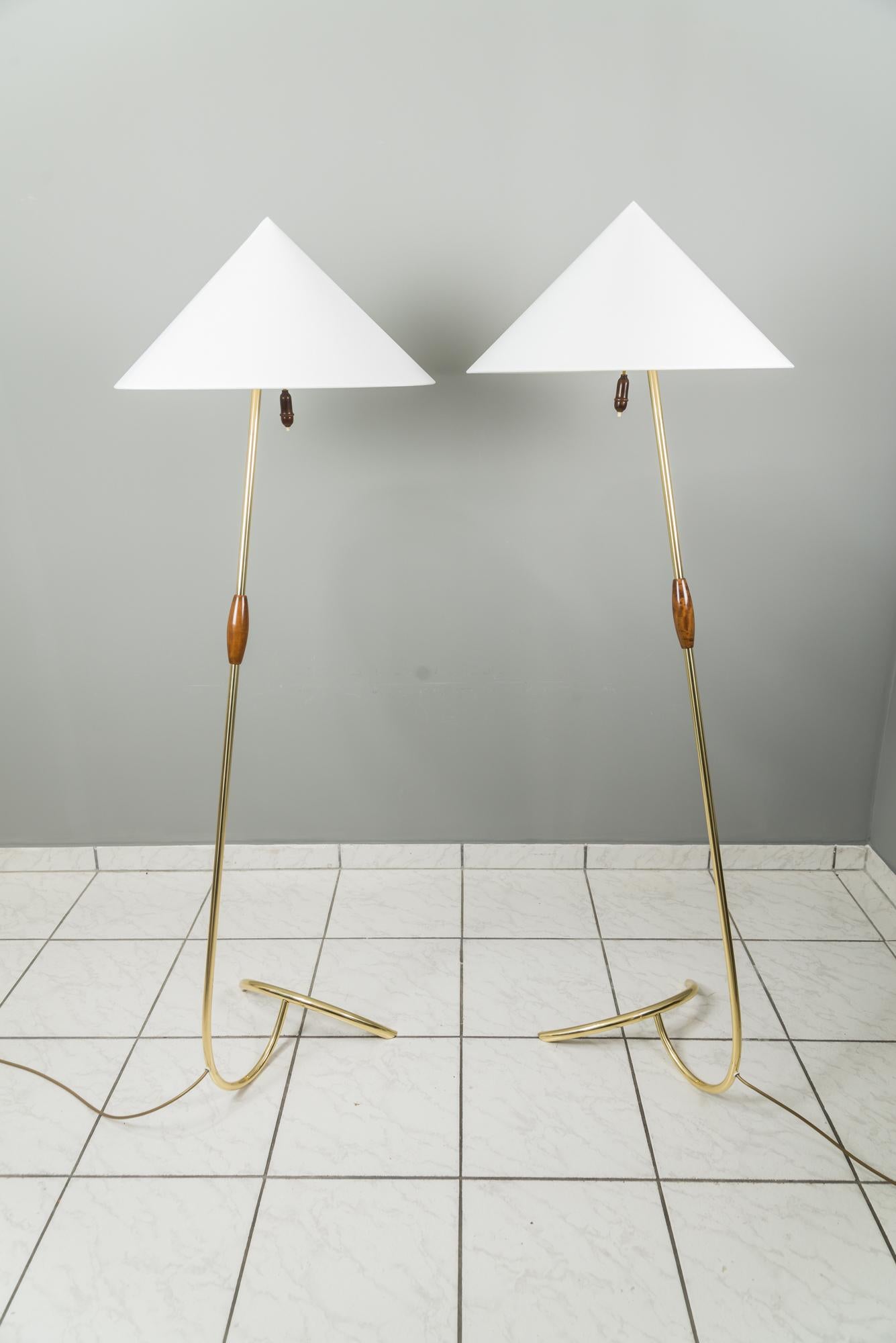 Two Rupert Nikoll Floor Lamps, circa 1950s For Sale 10