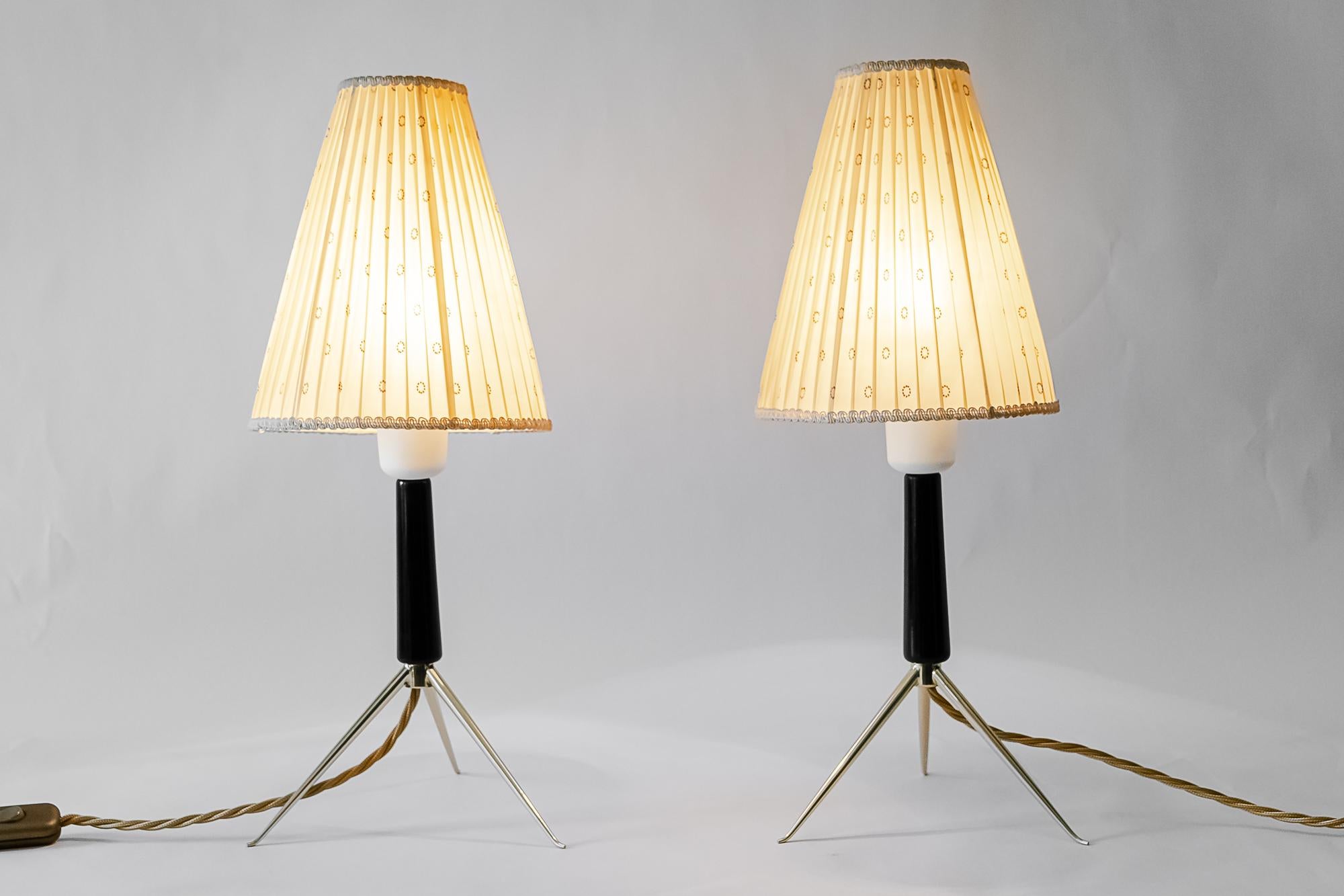 Two Rupert Nikoll Table Lamps, Vienna, circa 1950s 5