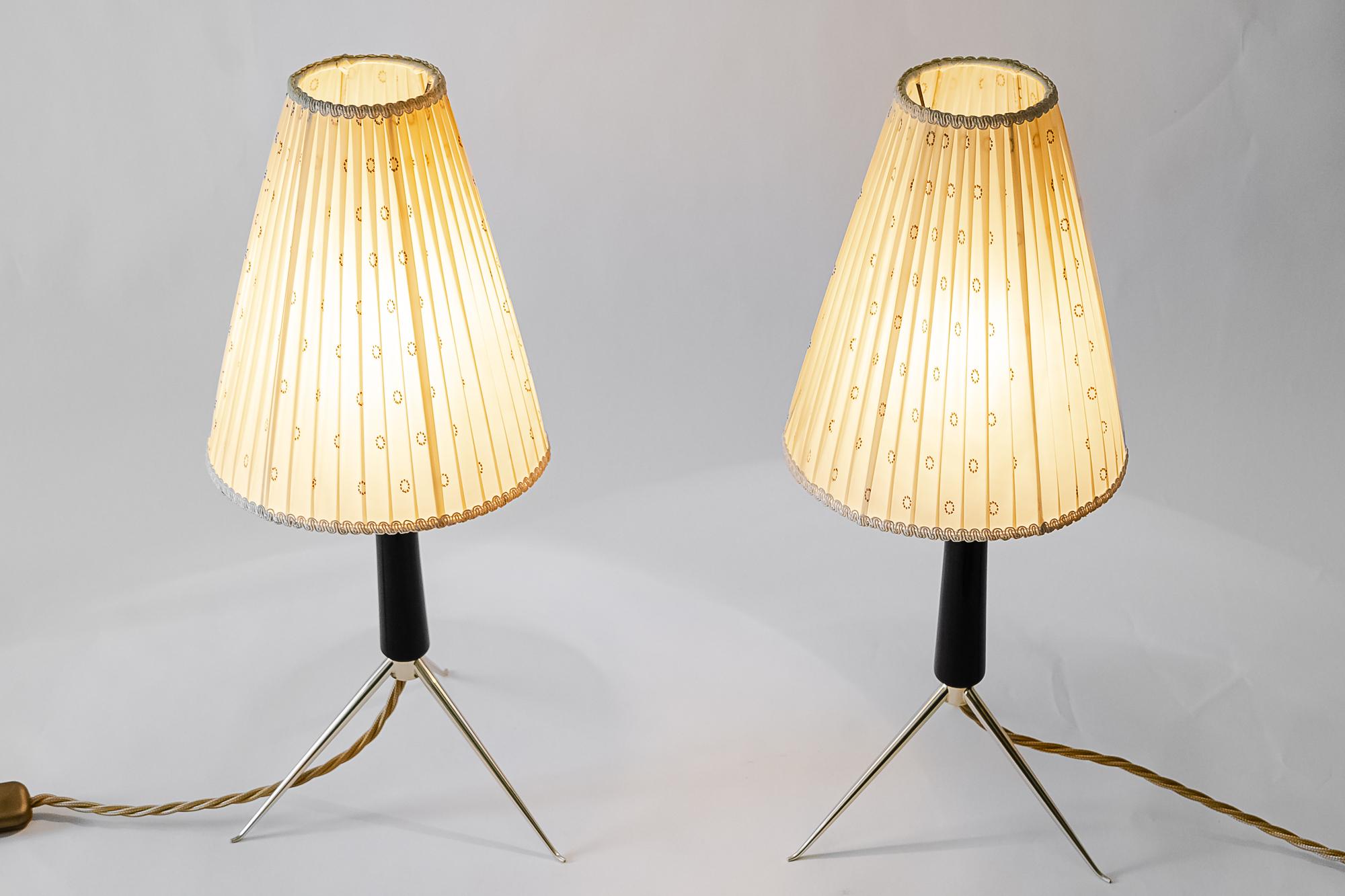 Two Rupert Nikoll Table Lamps, Vienna, circa 1950s 6