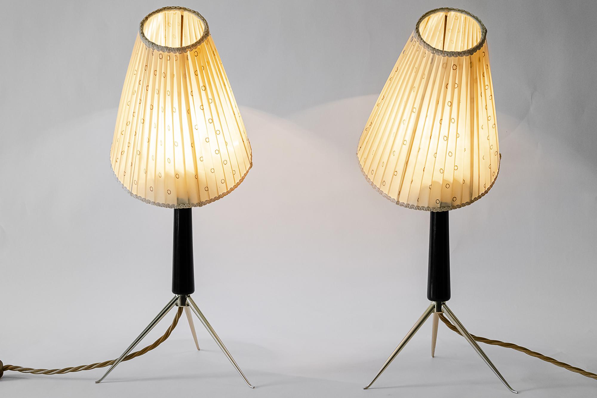 Two Rupert Nikoll Table Lamps, Vienna, circa 1950s 11