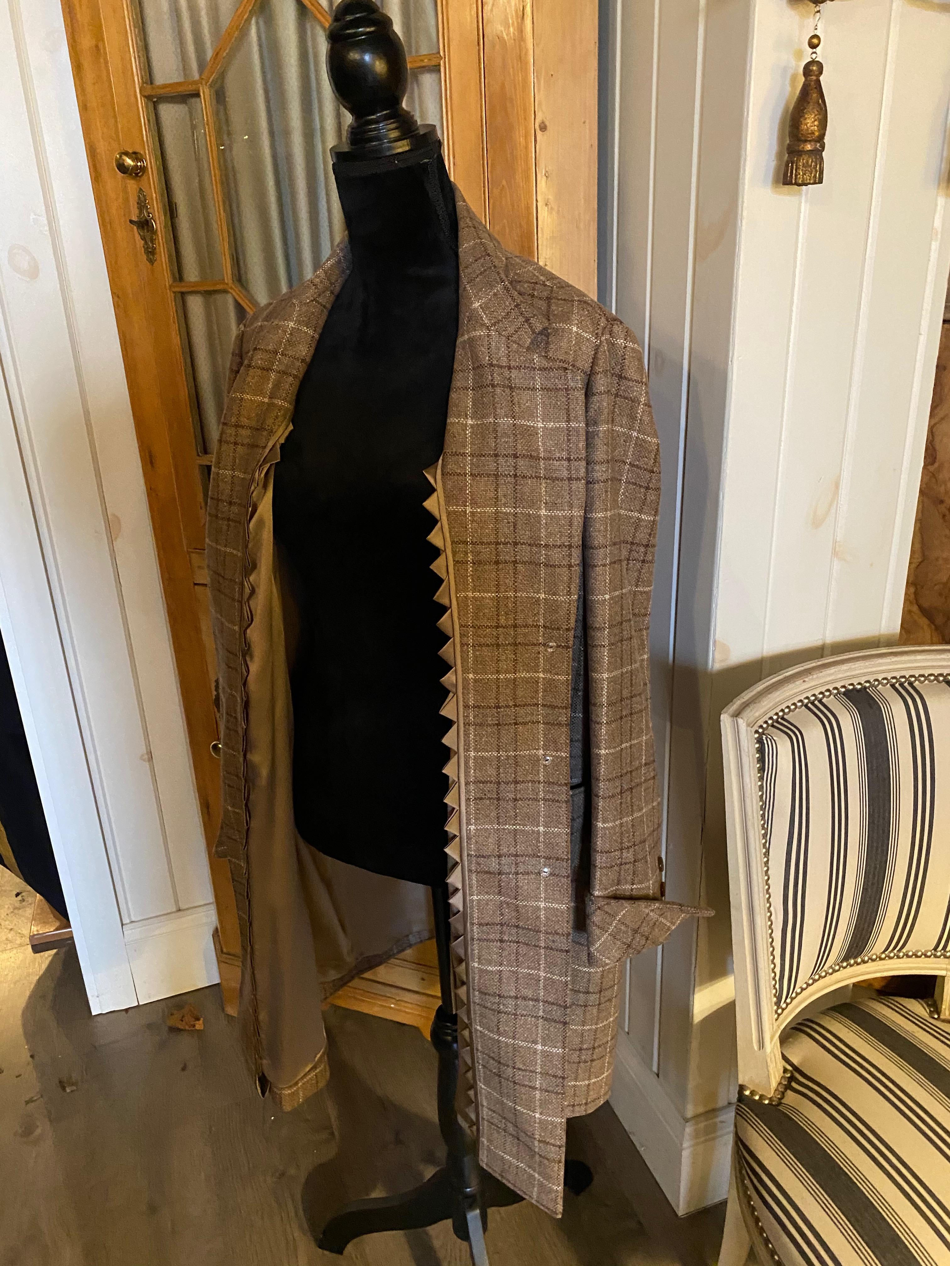Women's or Men's Two Sam Kori George Courture Atelier Cashmere Coats. Appox Size 12-14