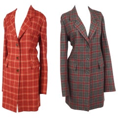 Two Sam Kori George Couture Atelier Cashmere Coats.  App size 12-14. 