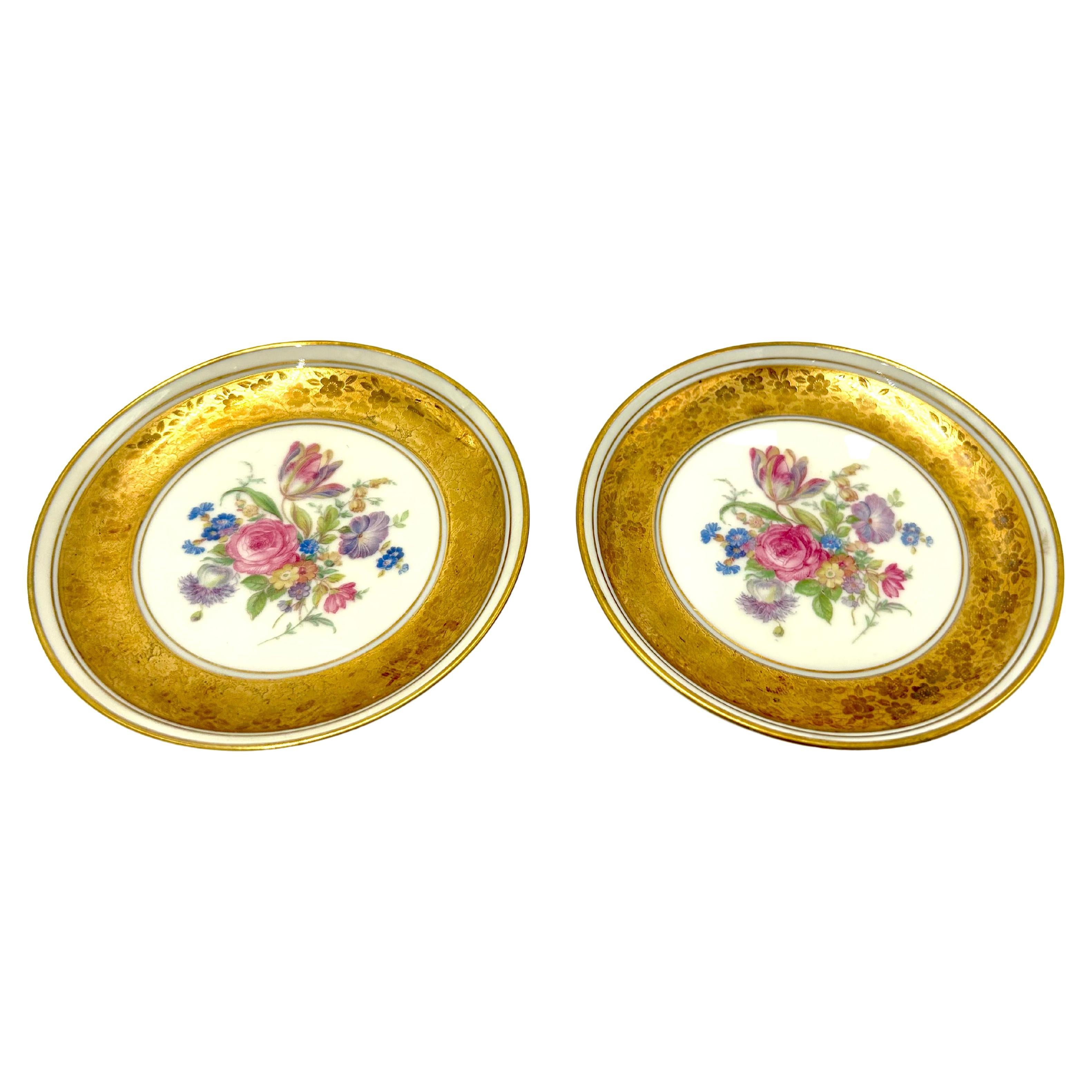 Two Saucers, Rosenthal Chippendale, Germany, 1945-1946 For Sale