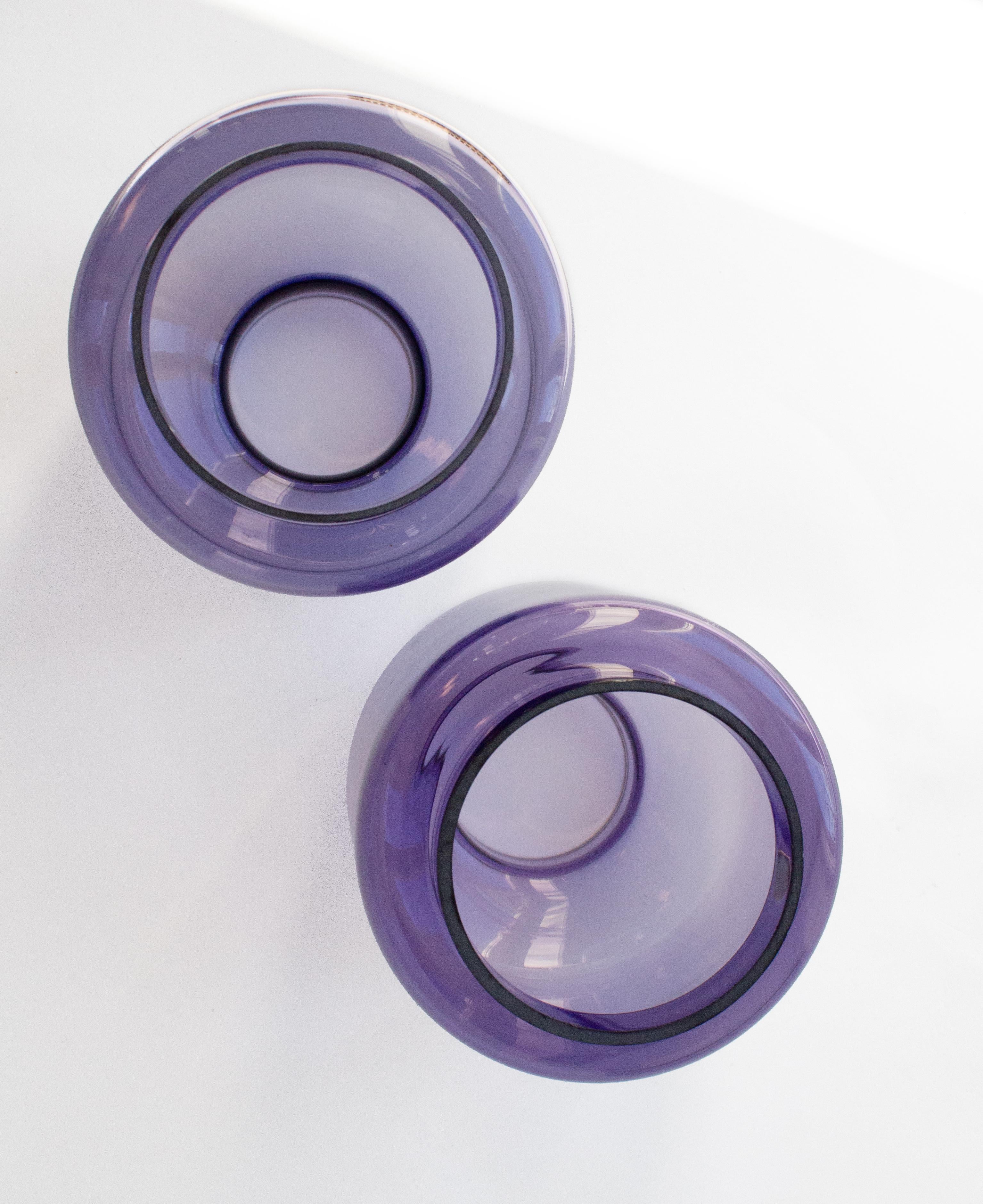 Brass Two Scandianvian Modern Hans Agne Jakobsson Lilac Candle Hurricanes