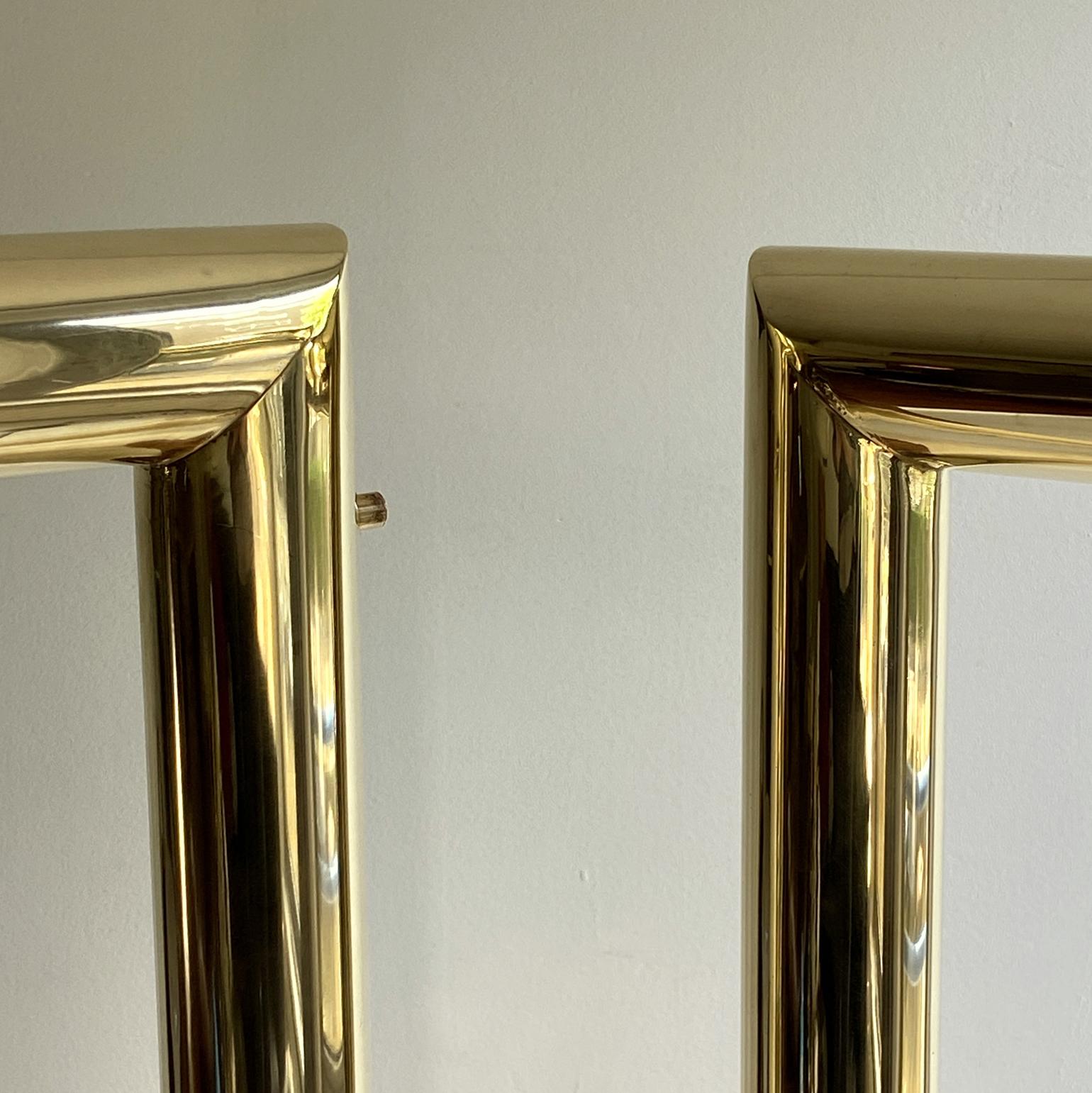 Scandinavian Minimalist Brass Floor Lamps by Jonas Hilde For Sale 5