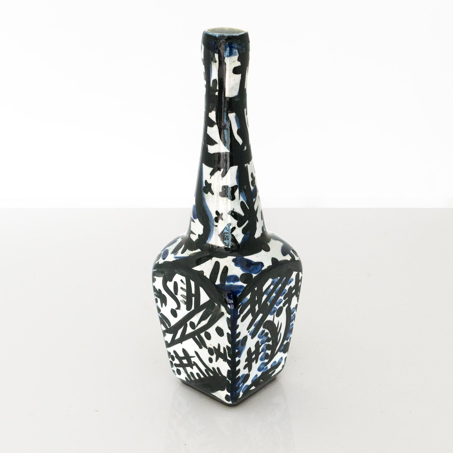 Two Scandinavian Modern Hand Decorated Ceramic Vases Edward Hald, circa 1920’s For Sale 2