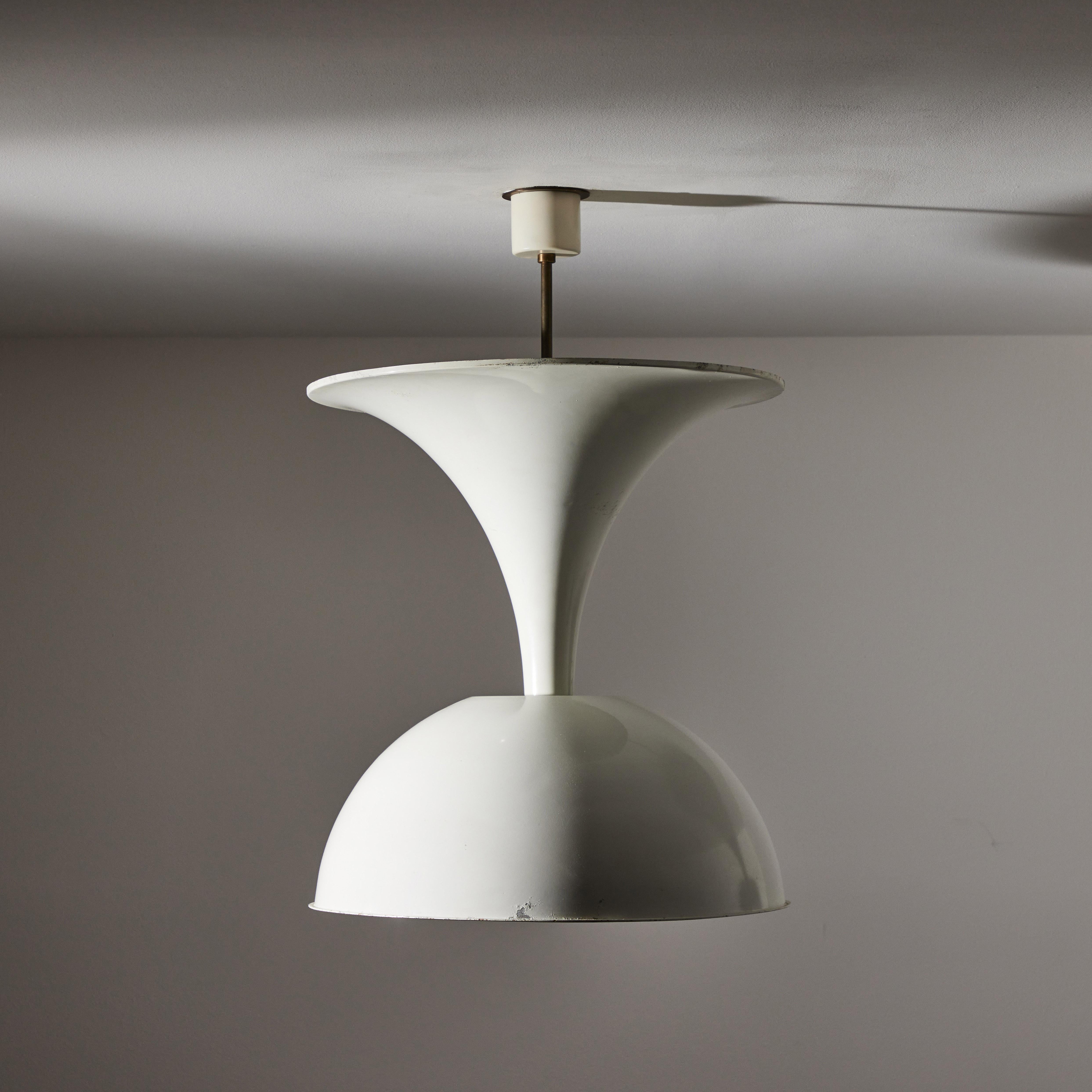 Metal Sculptural Ceiling Light by Valenti