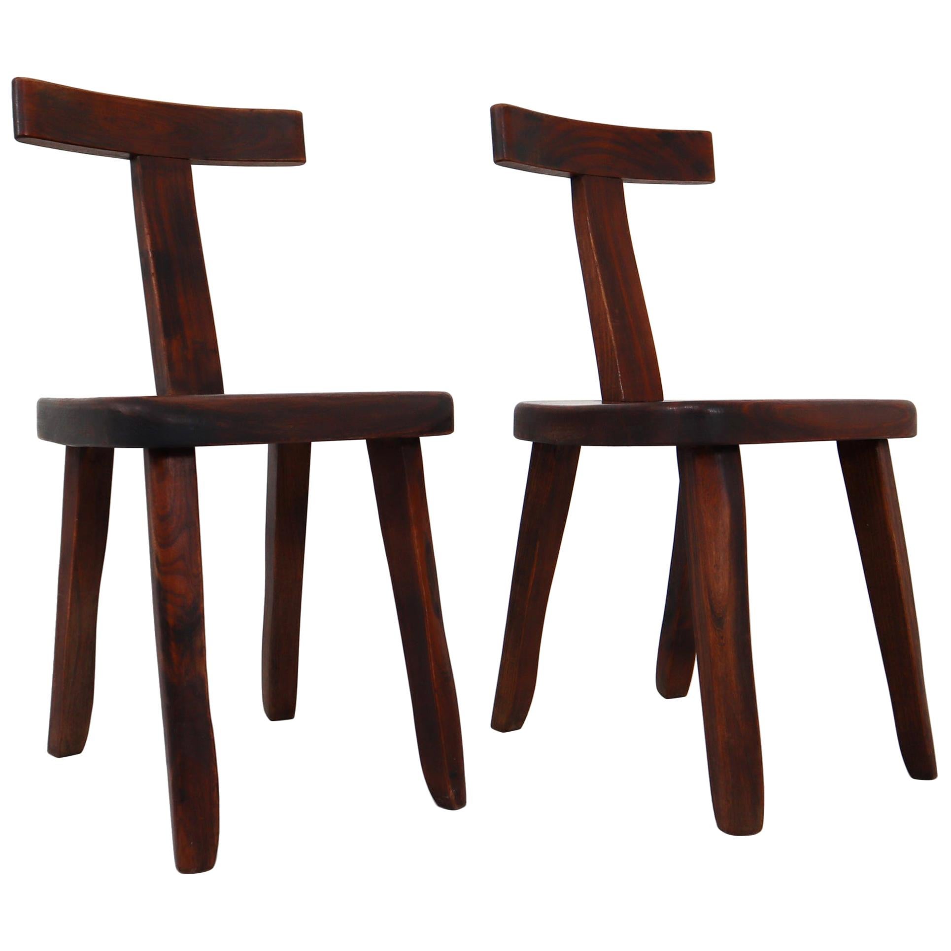 Two Sculptural Chairs, 1950s