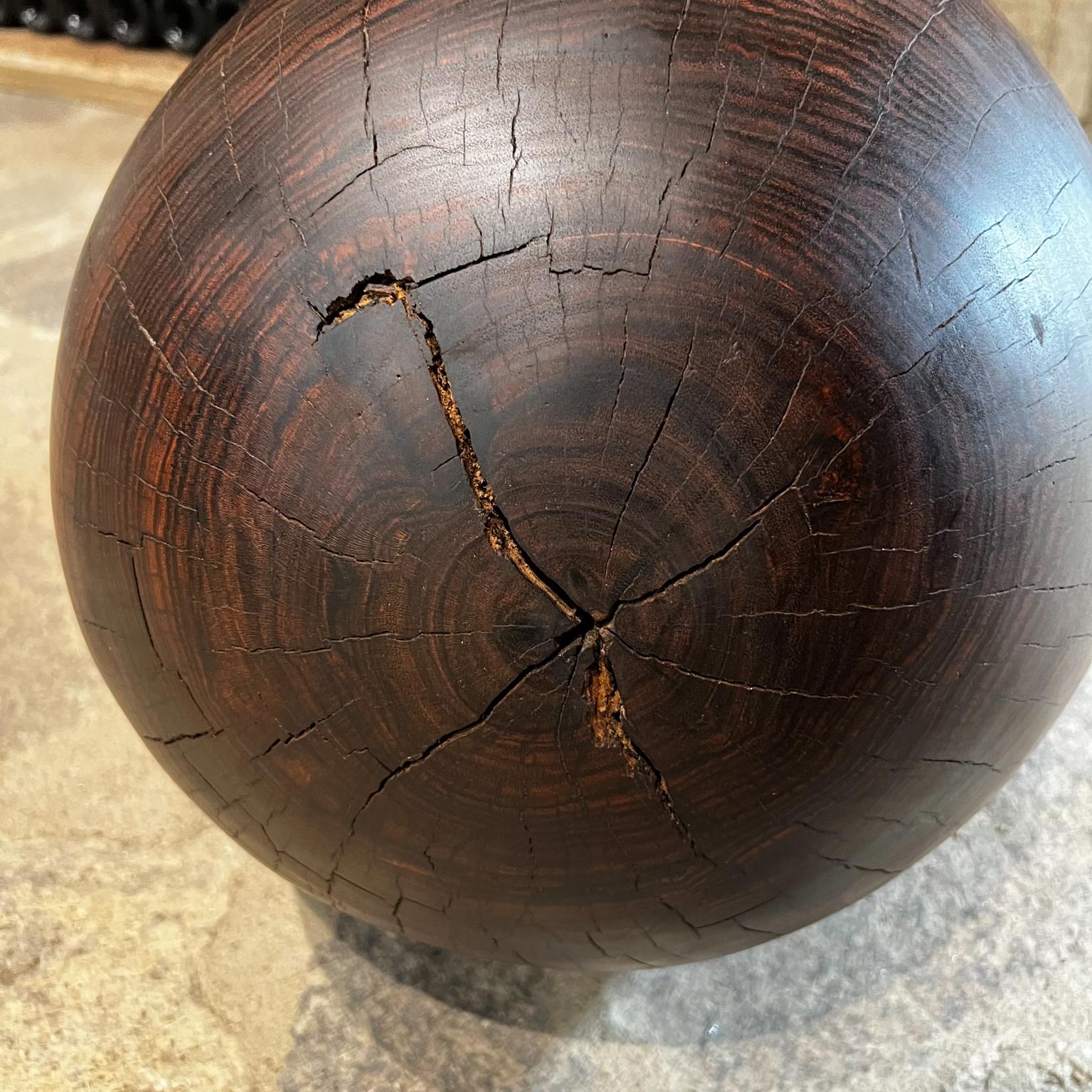 Mid-Century Modern Art Spheres Exotic Bocote Wood Balls Mexico For Sale