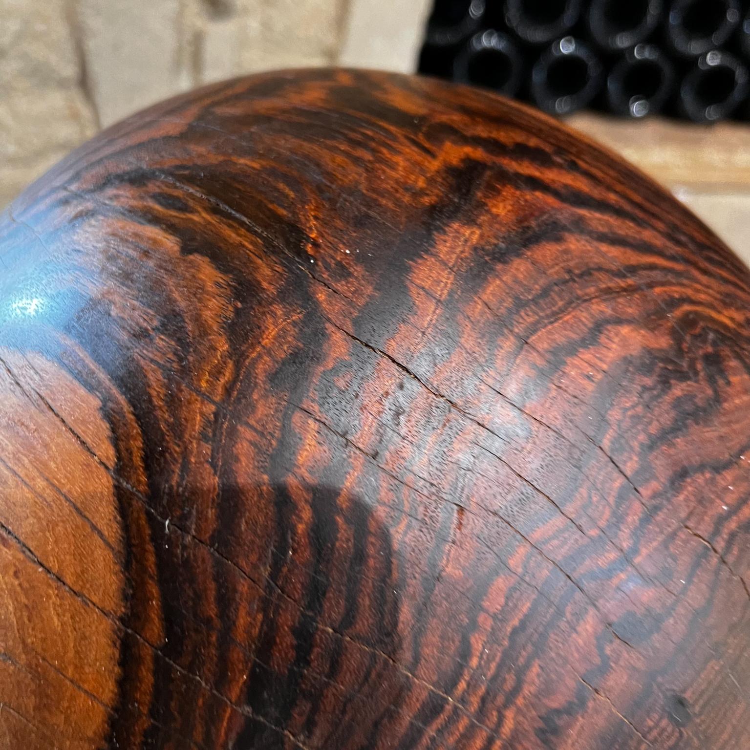 Art Spheres Exotic Bocote Wood Balls Mexico In Good Condition For Sale In Chula Vista, CA