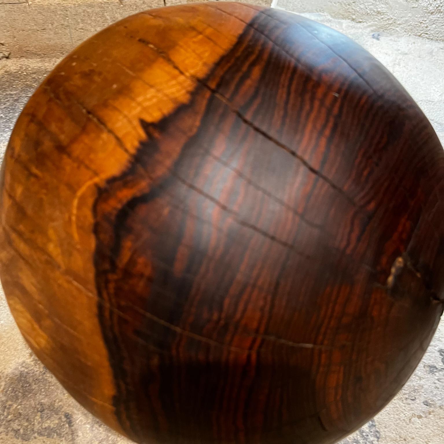 20th Century Art Spheres Exotic Bocote Wood Balls Mexico For Sale