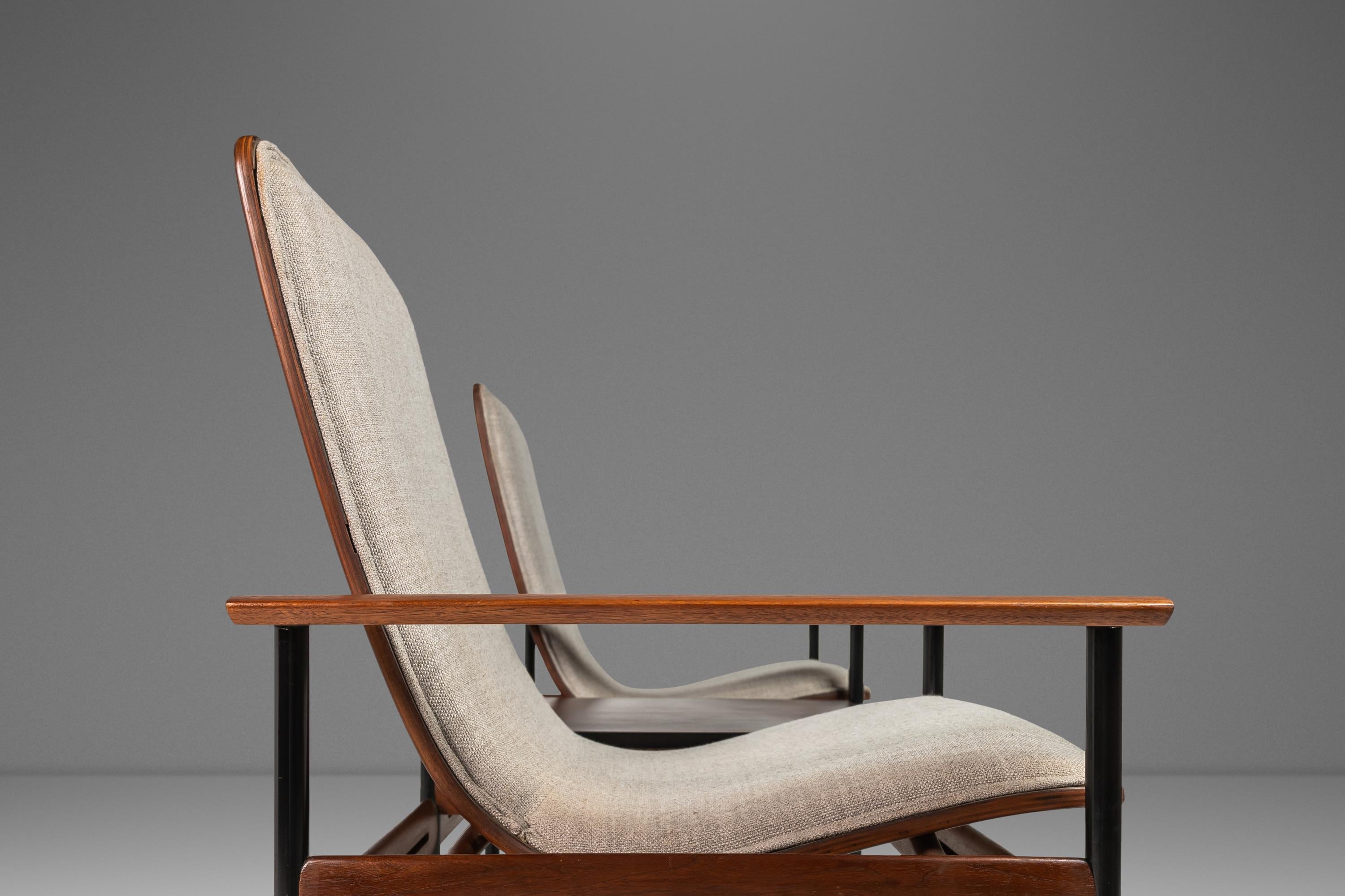 Two Seat Bench with End Table Attributed to Sven Ivar Dysthe, Norway, c. 1960s 1