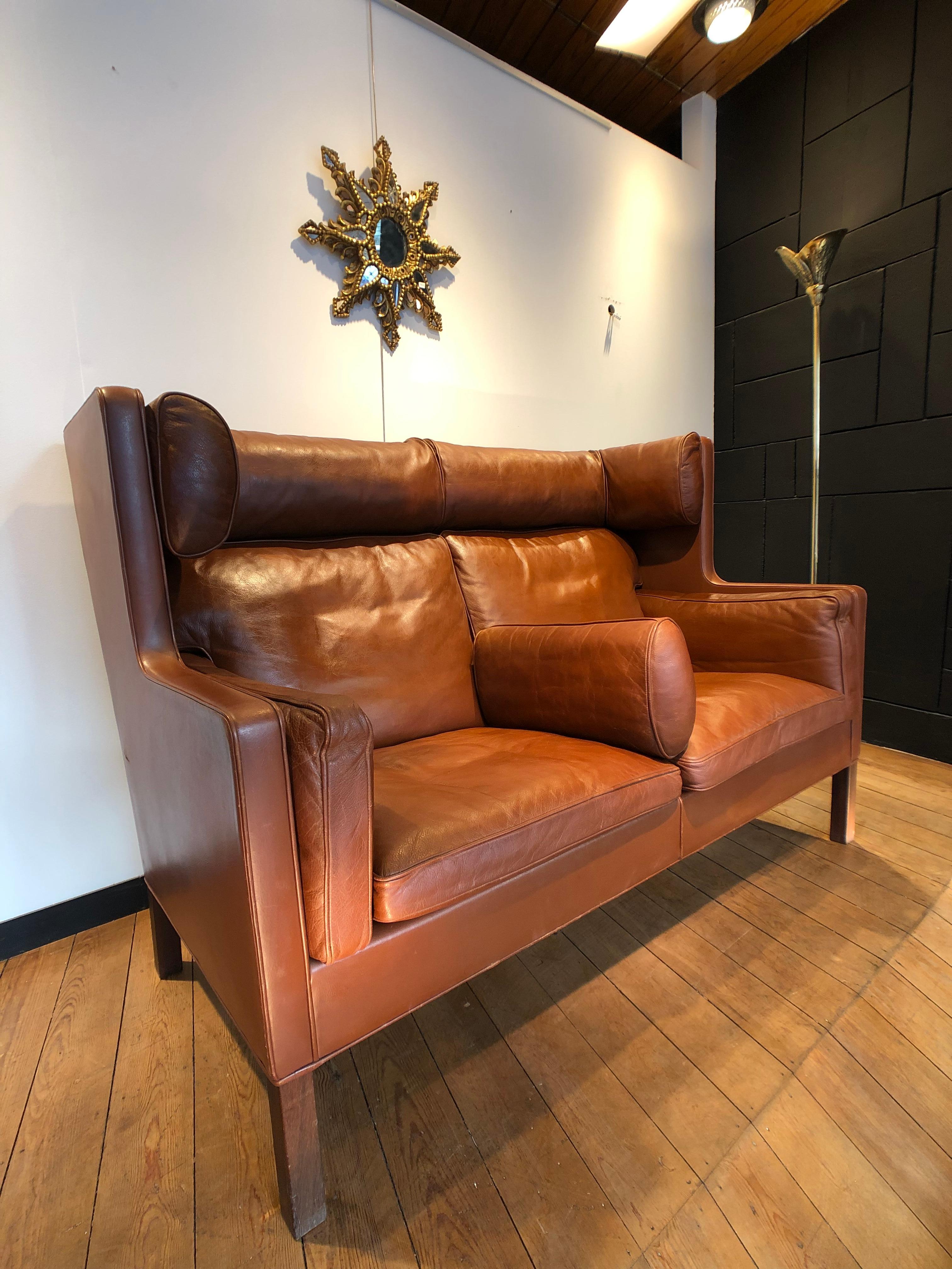 Two Seat Coupe Sofa by Borge Mogensen for Federico’s Stolenfabriek For Sale 8