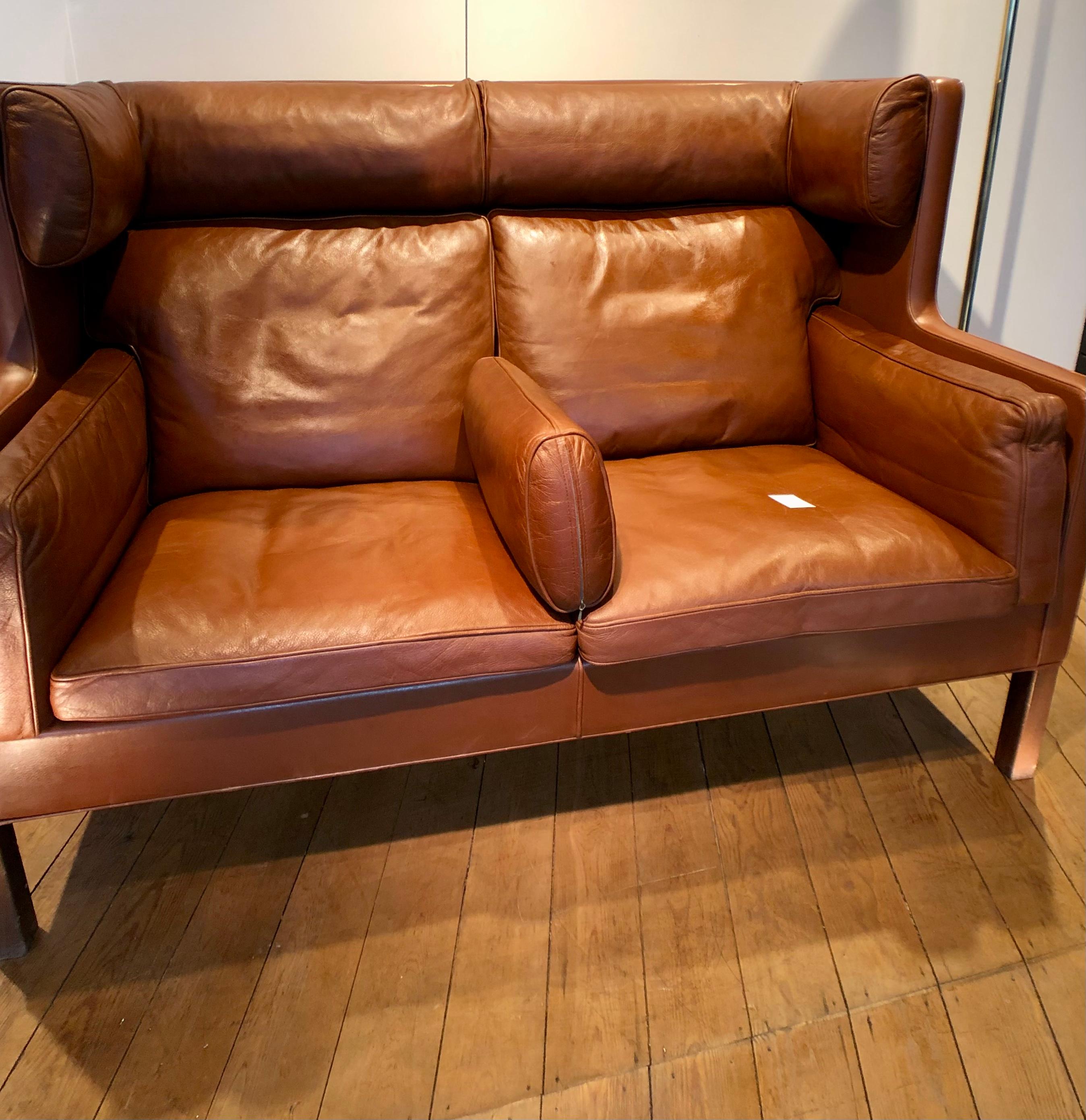 Zweisitziges Coupe-Sofa von Borge Mogensen für Federicos Stolenfabriek (Dänisch) im Angebot