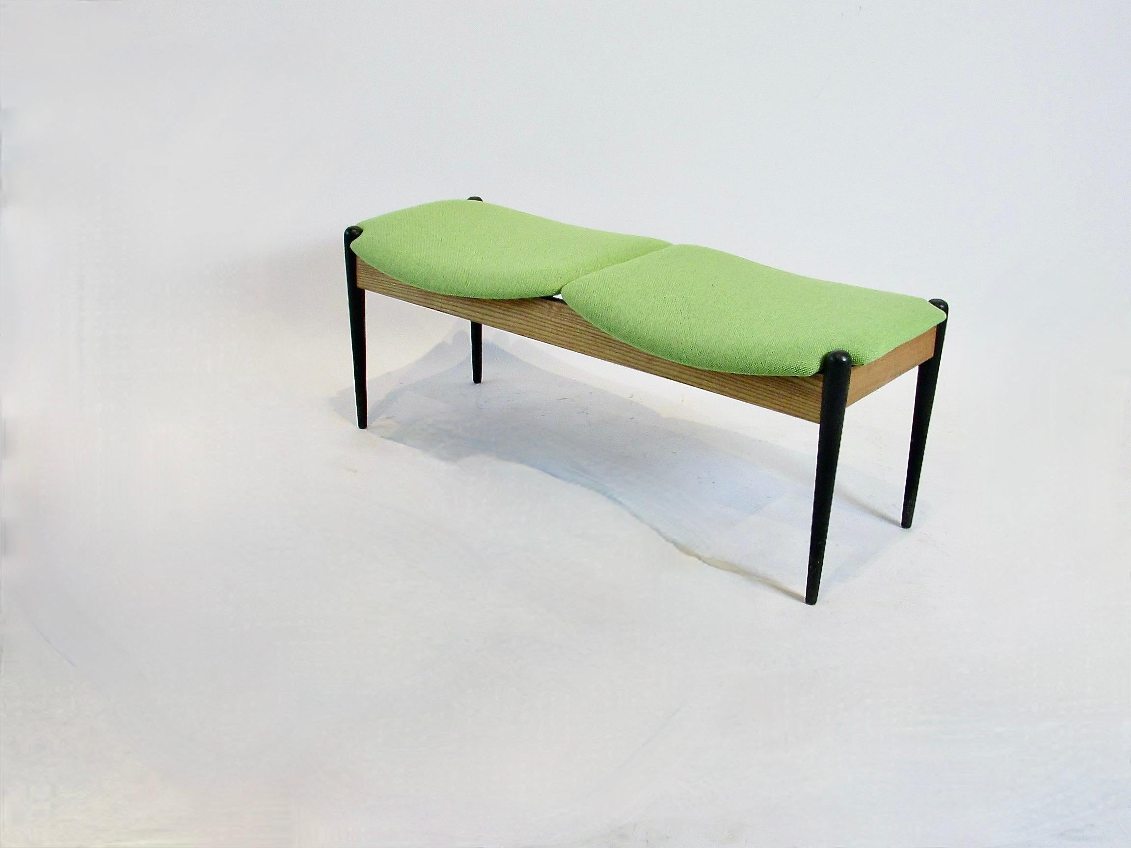Mid-Century Modern Two seat entry way or bed room bench designed by Arthur Umanoff