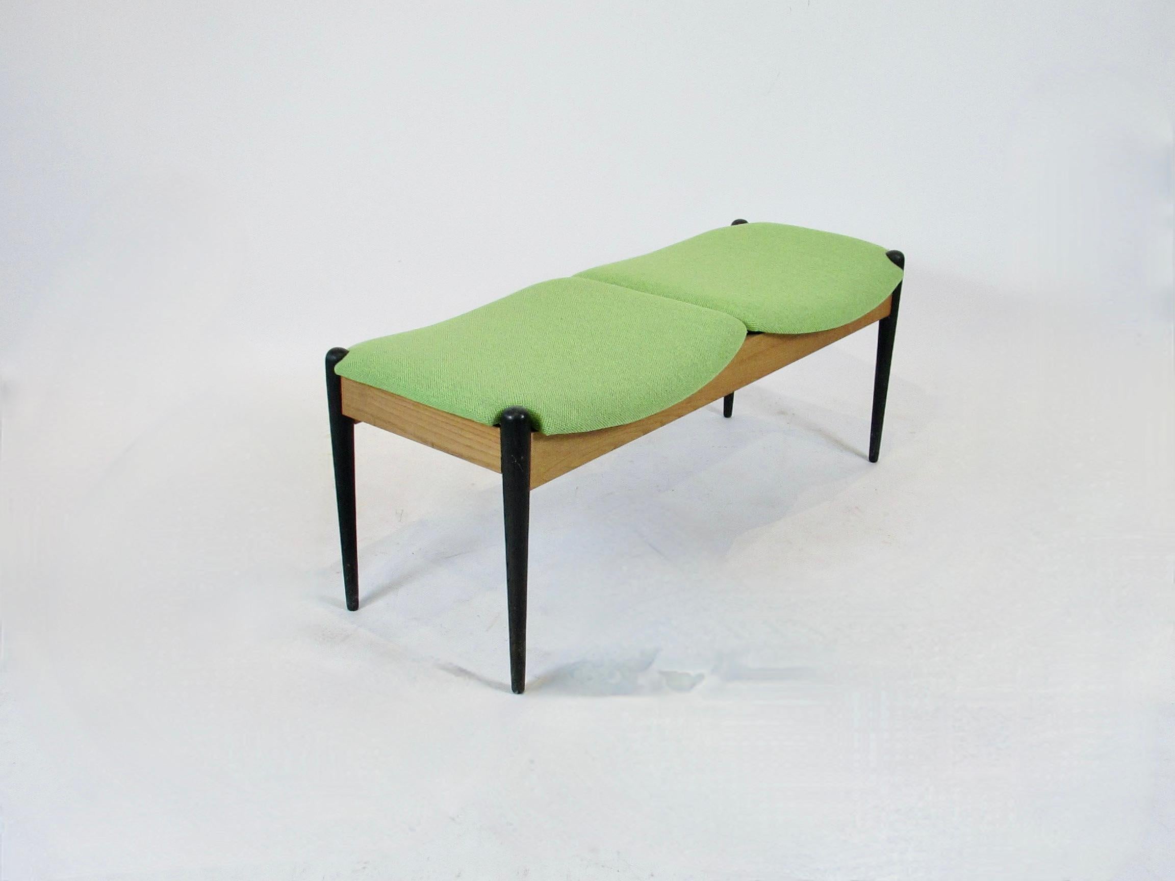 American Two seat entry way or bed room bench designed by Arthur Umanoff