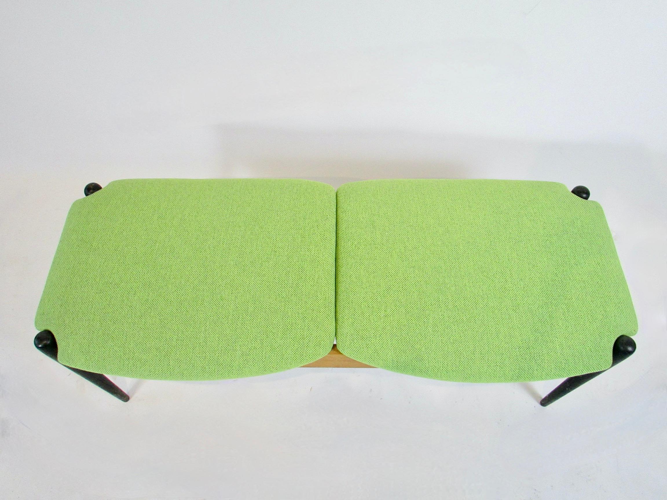 Upholstery Two seat entry way or bed room bench designed by Arthur Umanoff