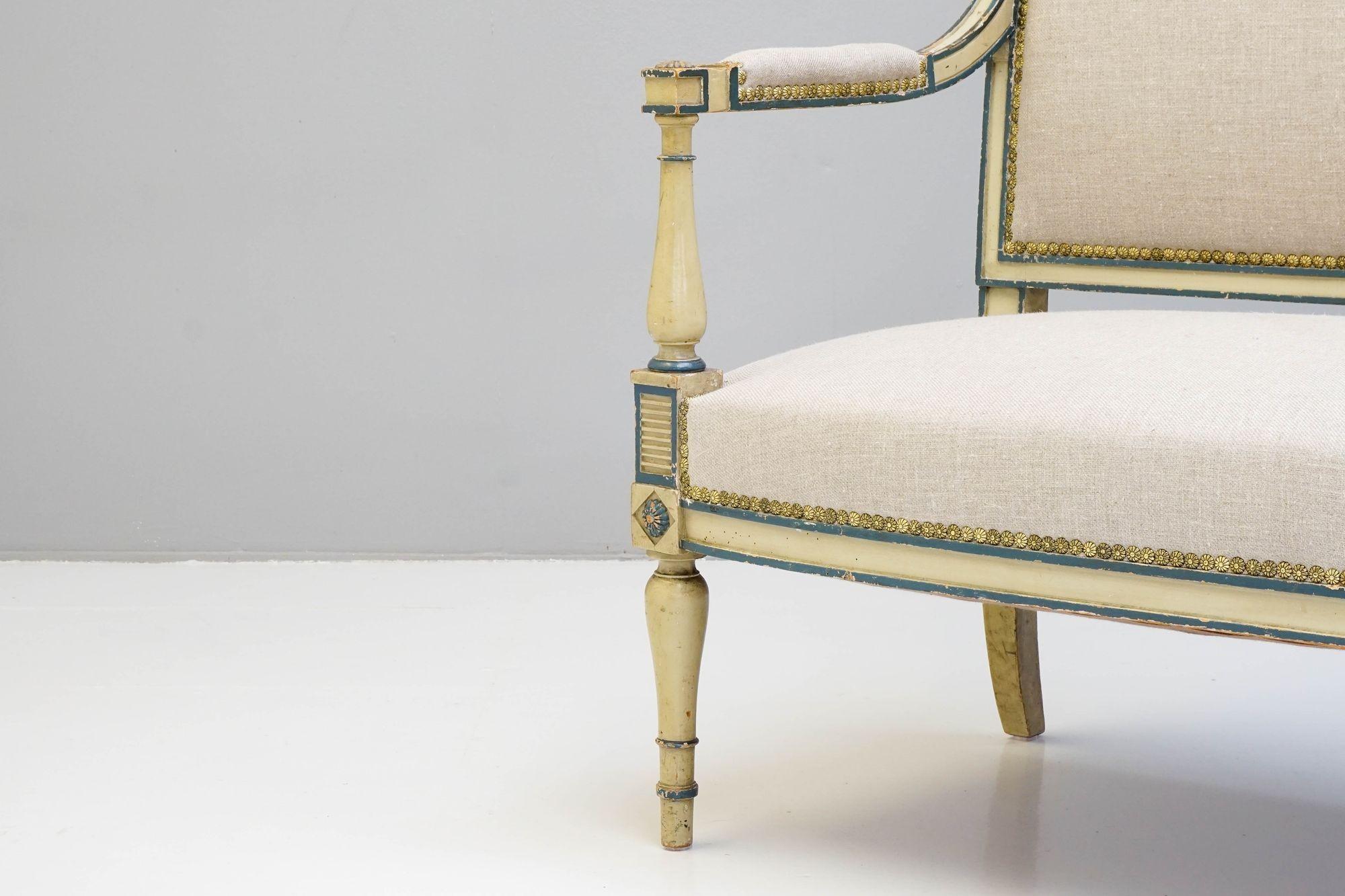 Two Seat Settee Lino en venta