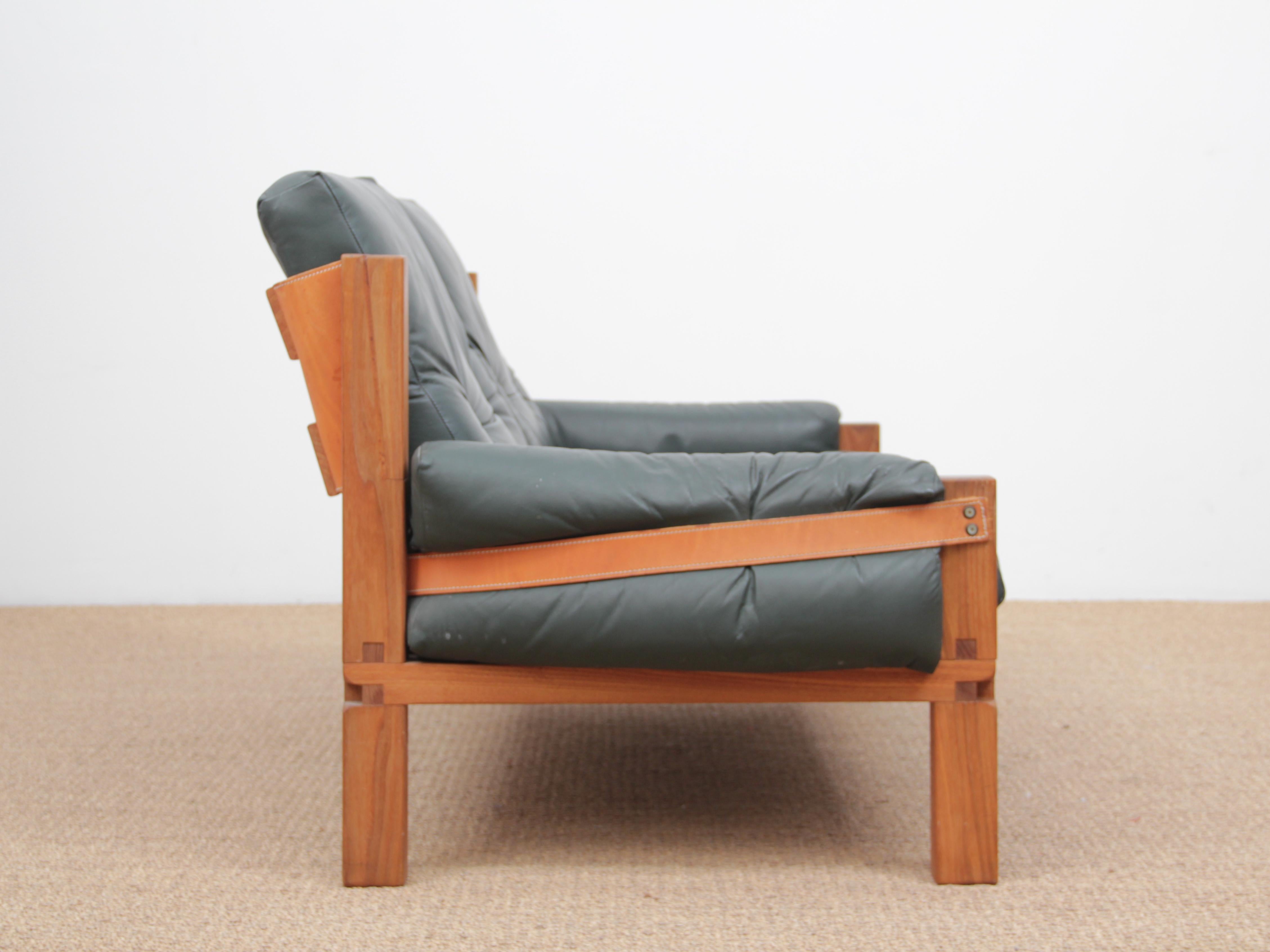 Zweisitziges Sofa von Pierre Chapo Modell S22 9