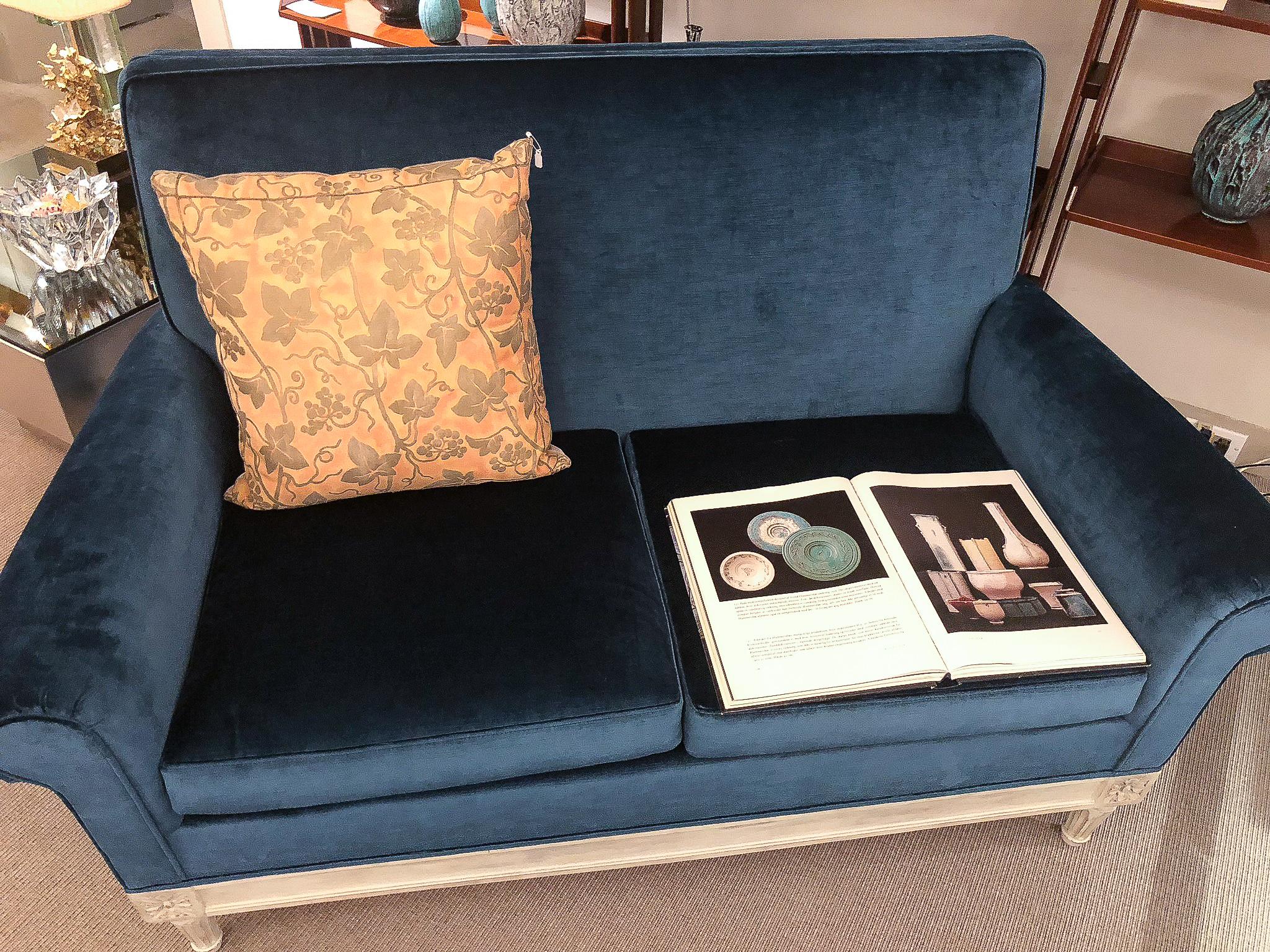 French Two-Seat Sofa, France, 1940s For Sale