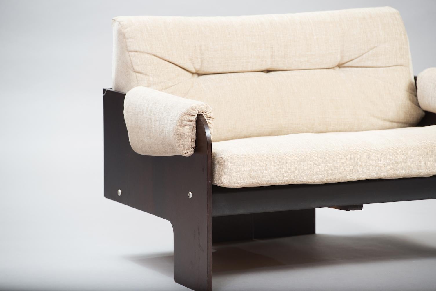 Late 20th Century Two-Seat Sofa in the Style of Claudio Salocchi