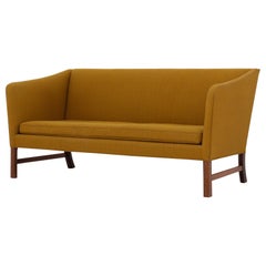 Two-Seat Sofa in Wool by Ole Wanscher