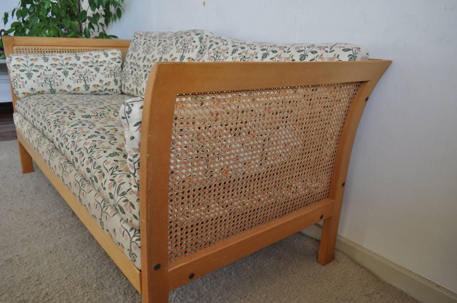Scandinavian Modern Two-Seat Sofa Model Rotang by Arne Norell