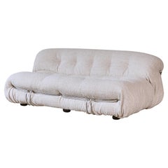 Two-Seat Soriana Sofa by Afra & Tobia Scarpa for Cassina, Italy, 1970s