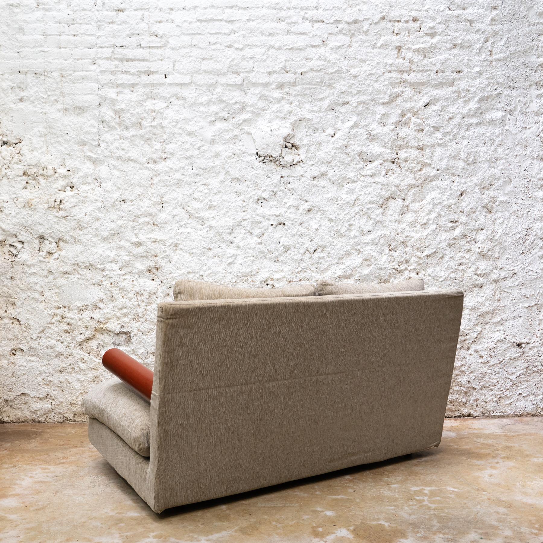 Mid-Century Modern Canapé deux places par Antonio Citterio pour B&B, Italie, vers 1980 en vente