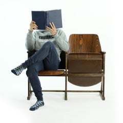 Two-Seat Cinema Bench by Ton 'Thonet', Czechoslovakia circa 1960s