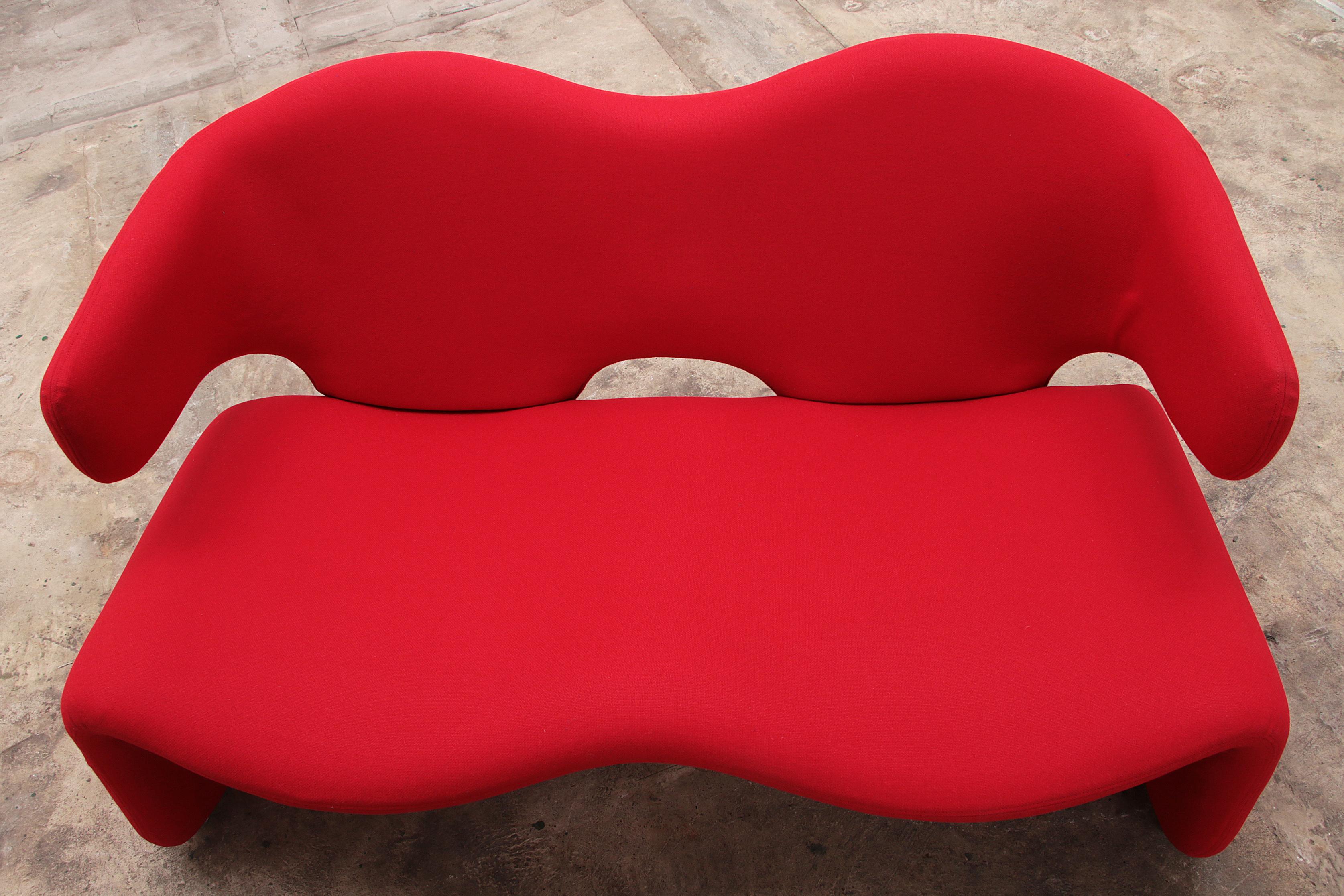 Two-seater Djinn Sofa by Oliver Mourgue 1960 For Sale 5