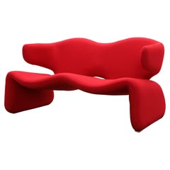 Vintage Two-seater Djinn Sofa by Oliver Mourgue 1960