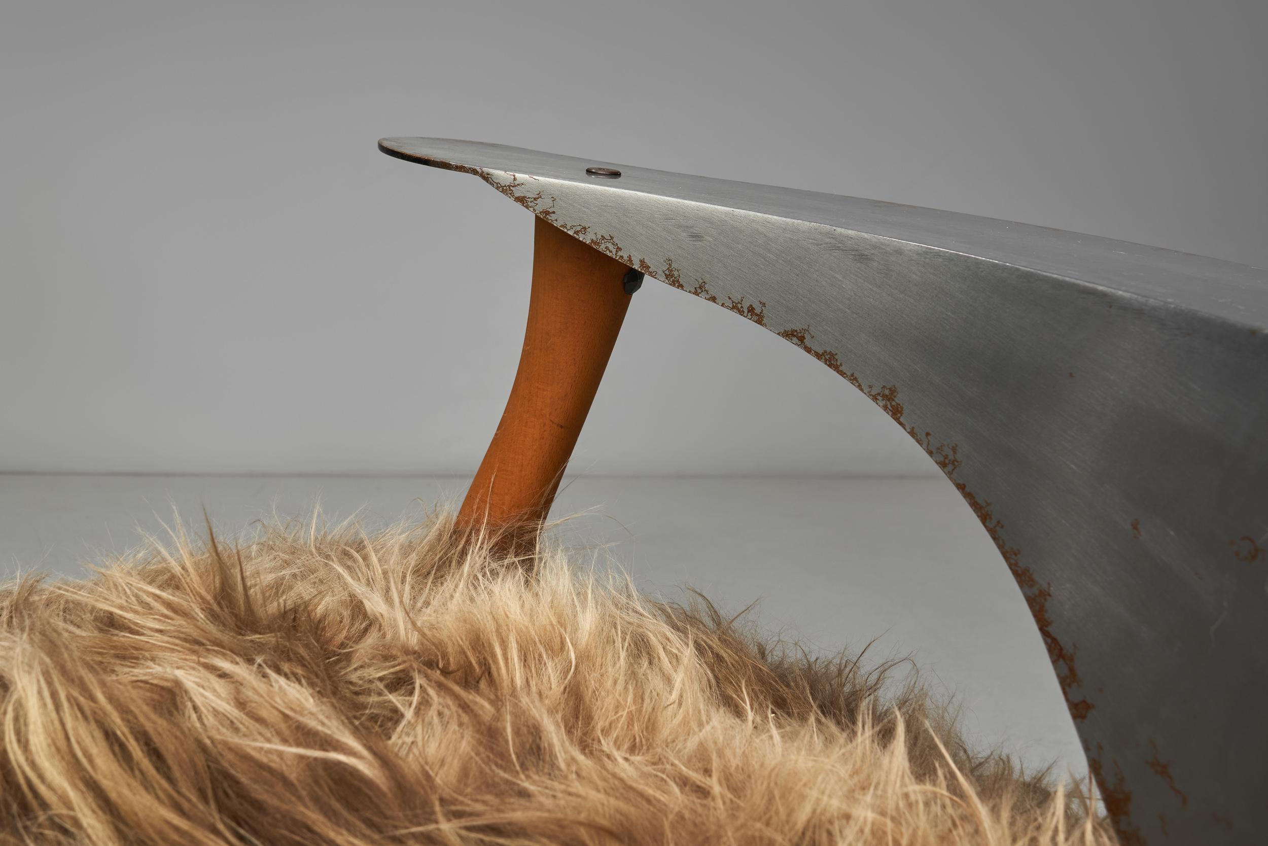 Acciaio Divano a due posti 