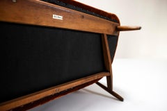 Two-seater Model 115 in Velvet Upholstery by Theo Ruth for Artifort, Netherlands