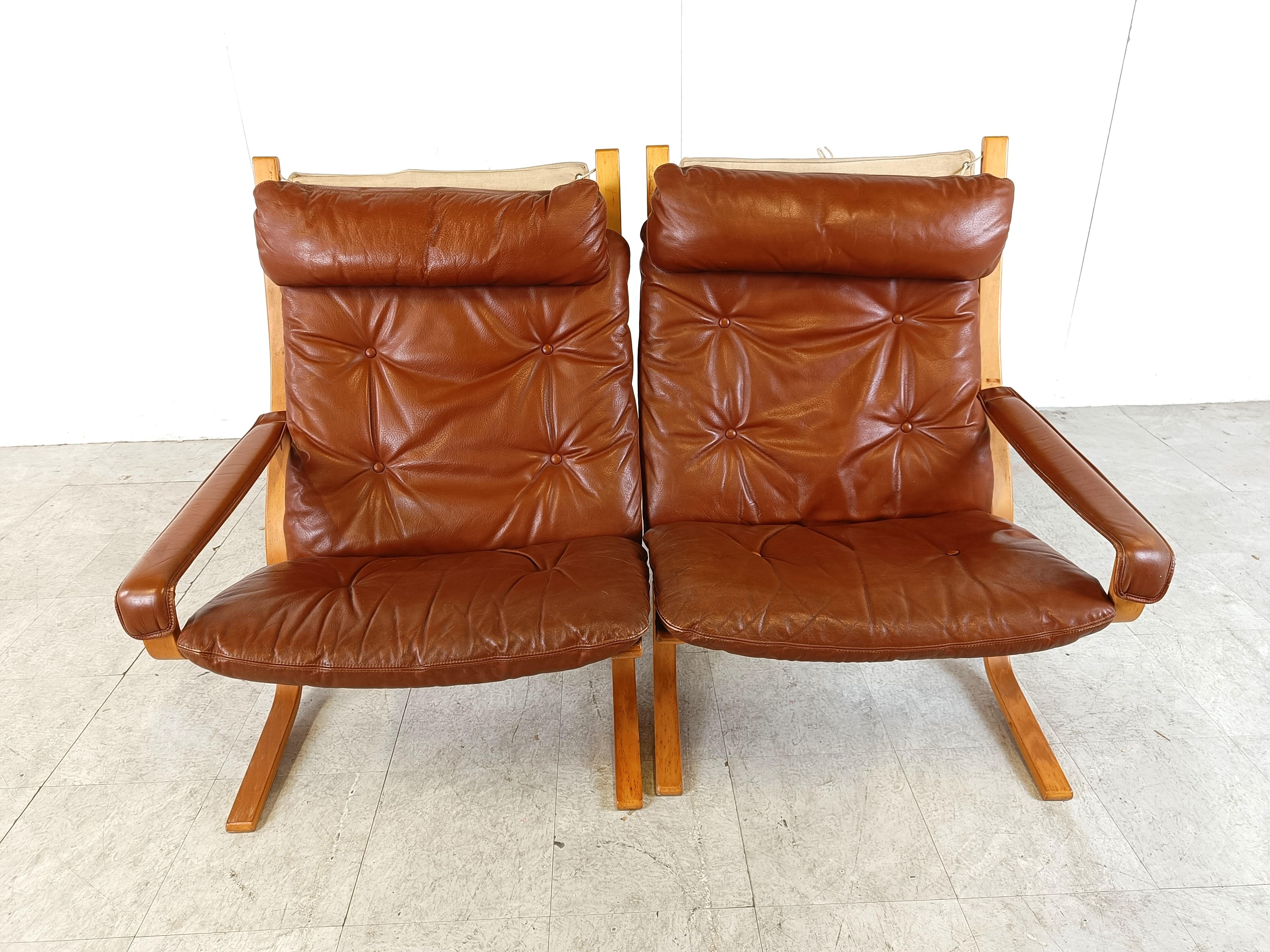 Mid-Century Modern Two seater sofa by Ingmar Relling for Westnofa, 1980s