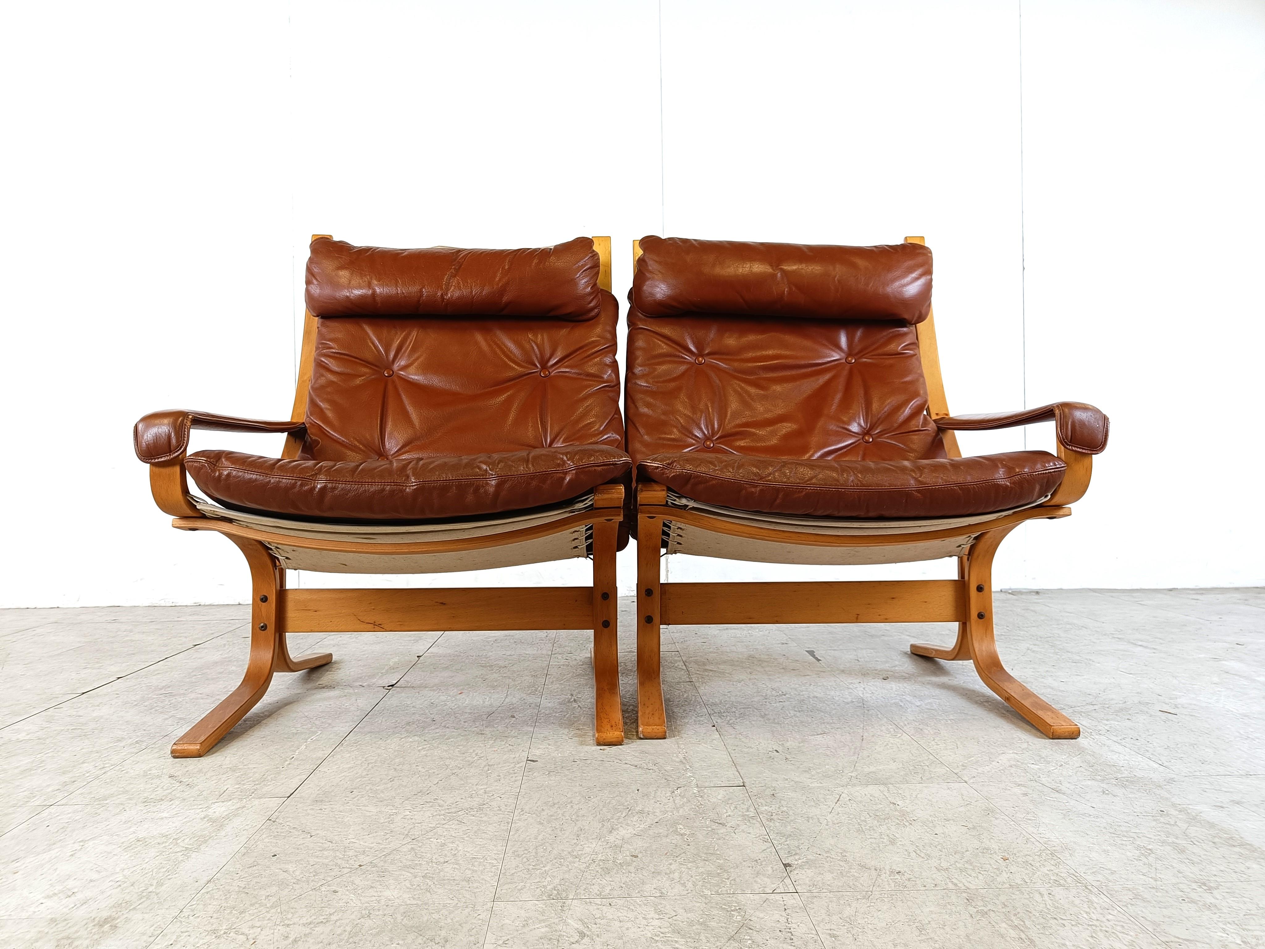 Two seater sofa by Ingmar Relling for Westnofa, 1980s In Good Condition In HEVERLEE, BE