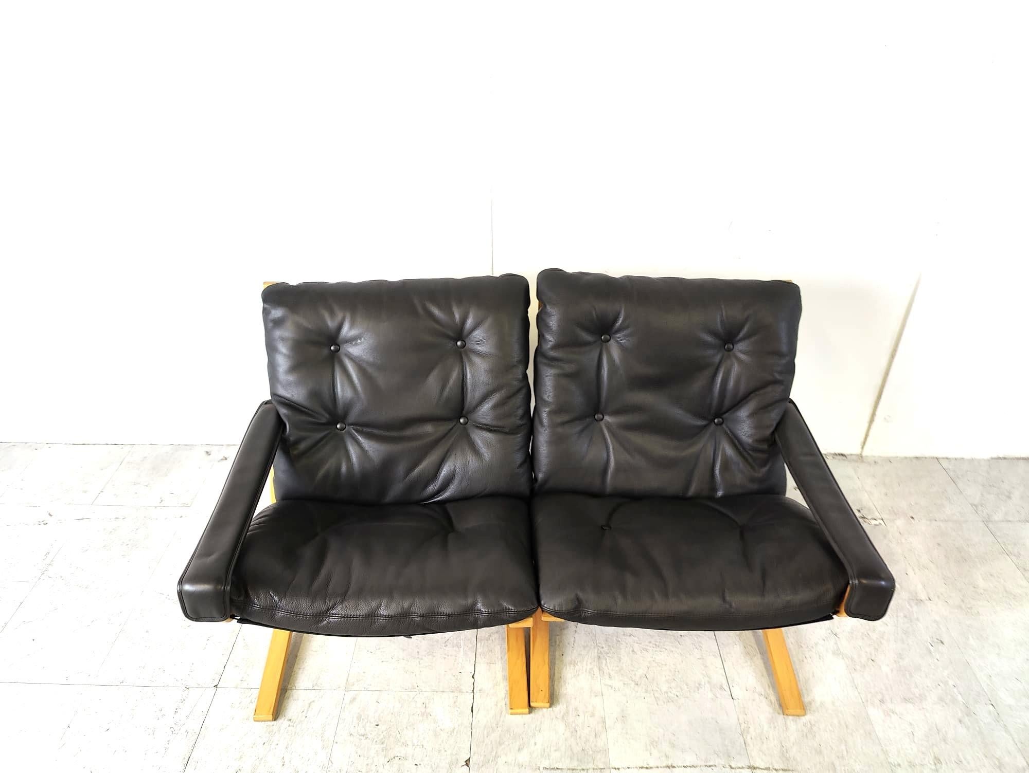 Two seater sofa by Ingmar Relling for Westnofa, 1980s In Good Condition For Sale In HEVERLEE, BE