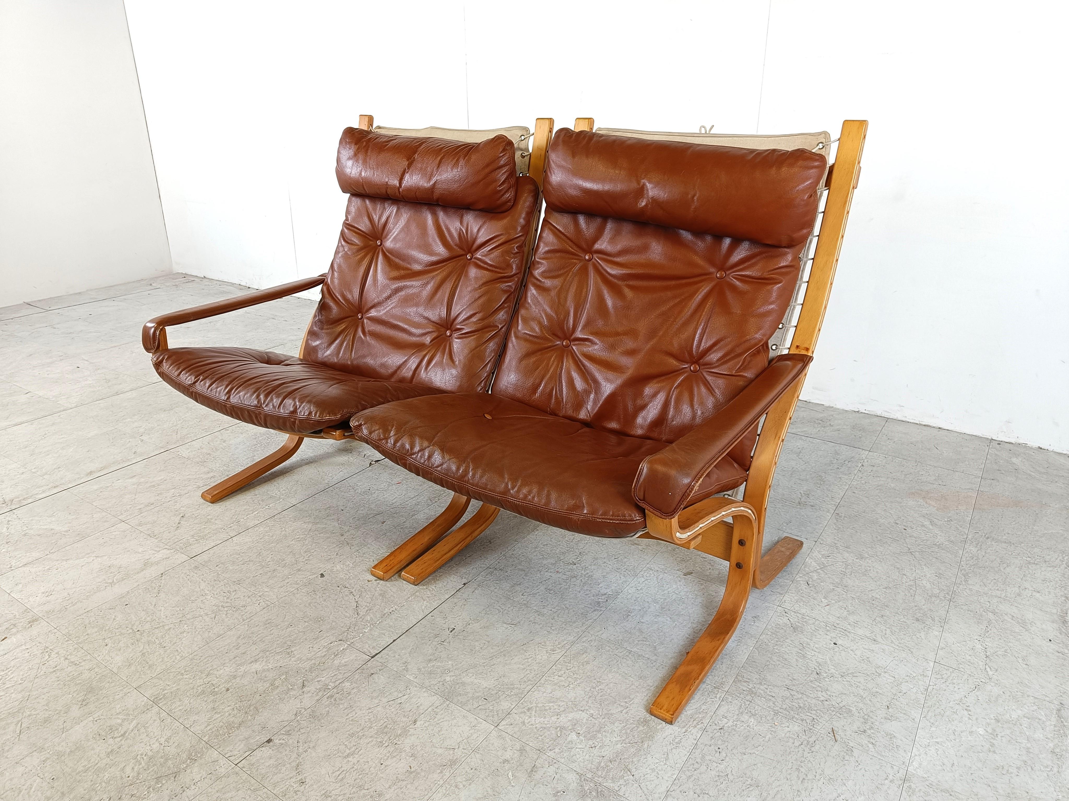 Late 20th Century Two seater sofa by Ingmar Relling for Westnofa, 1980s