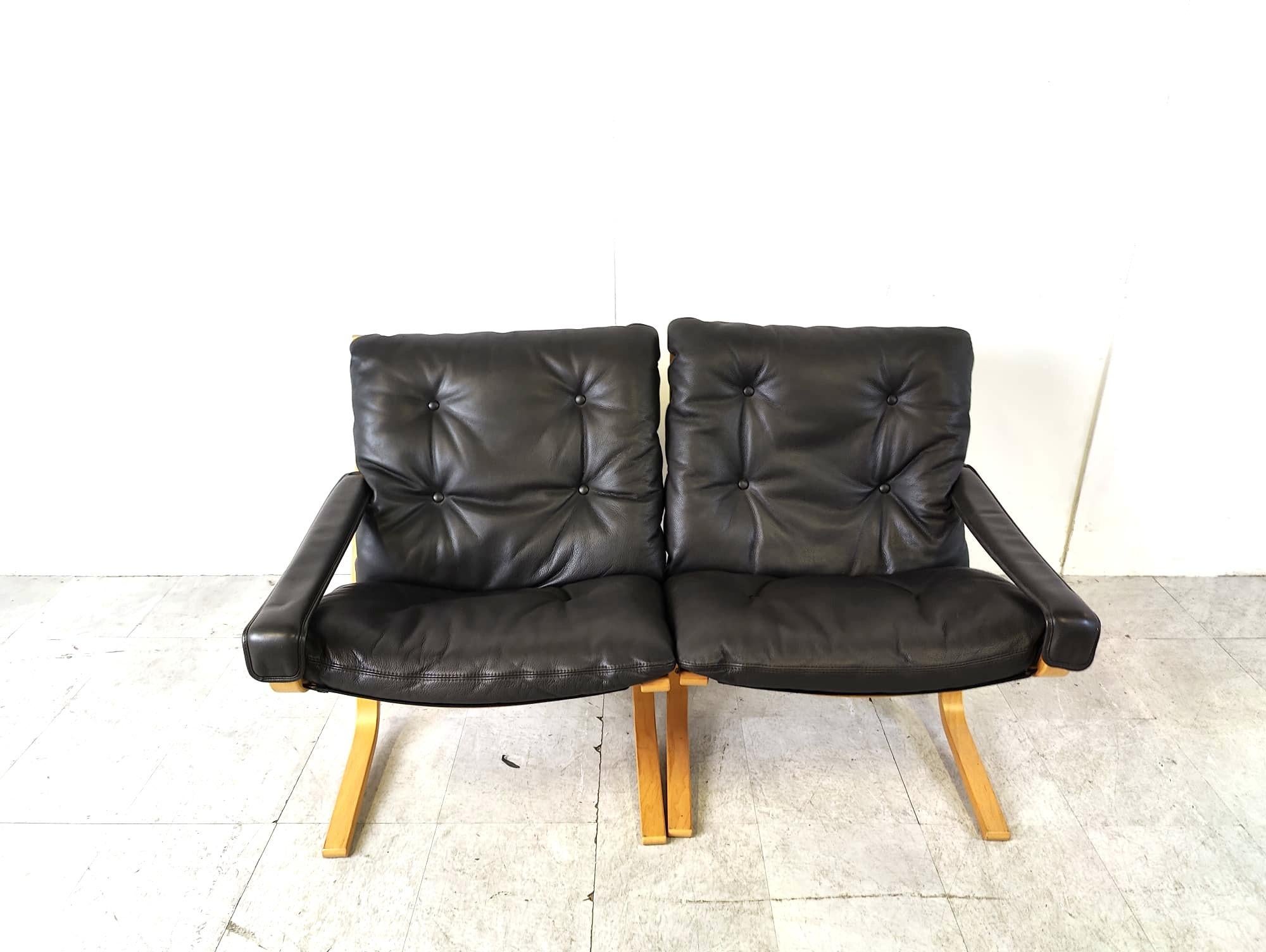 Late 20th Century Two seater sofa by Ingmar Relling for Westnofa, 1980s For Sale