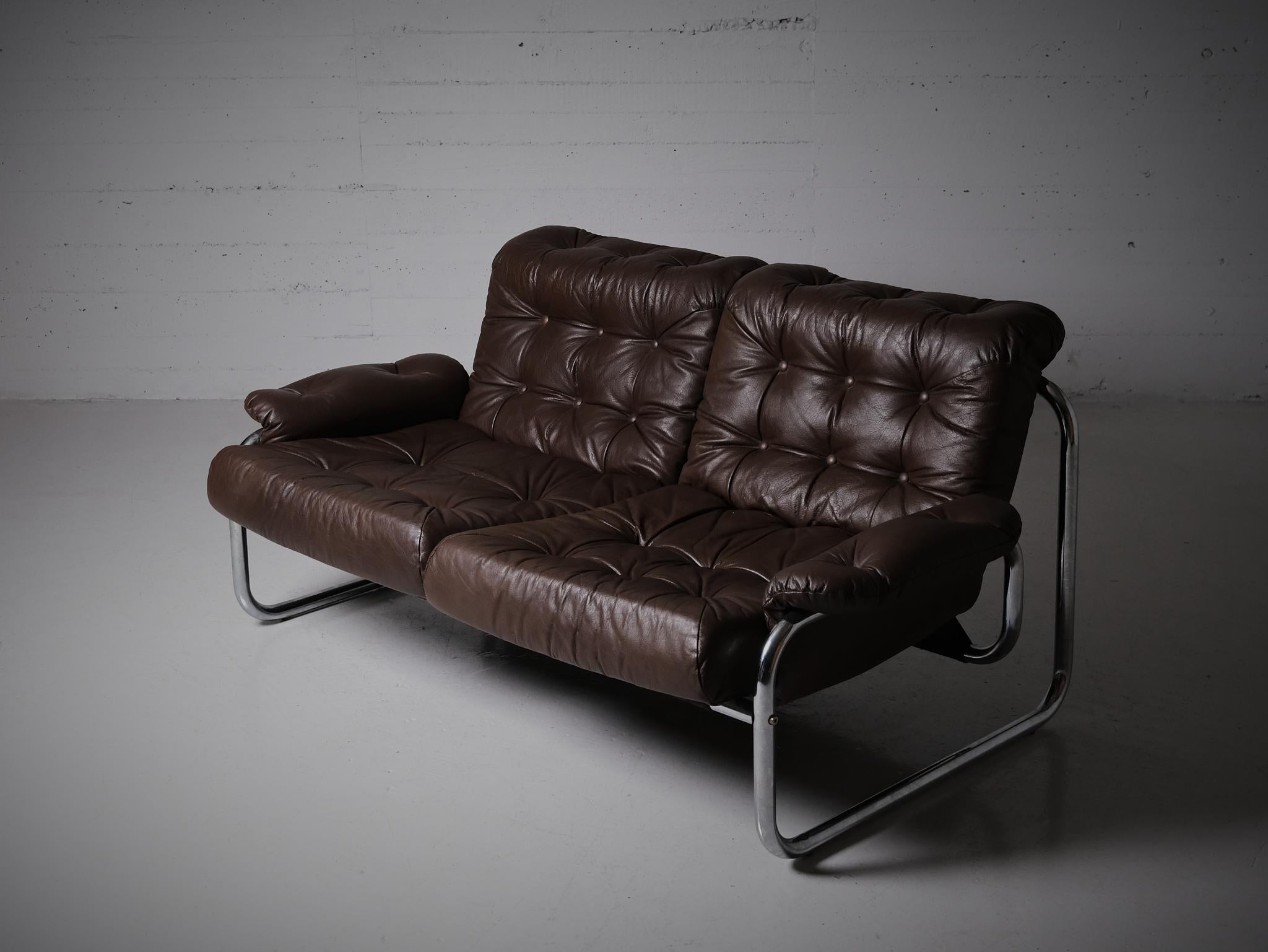 Scandinavian Modern Two-seater sofa by John Bertil Häggström for IKEA, Sweden, 1970s