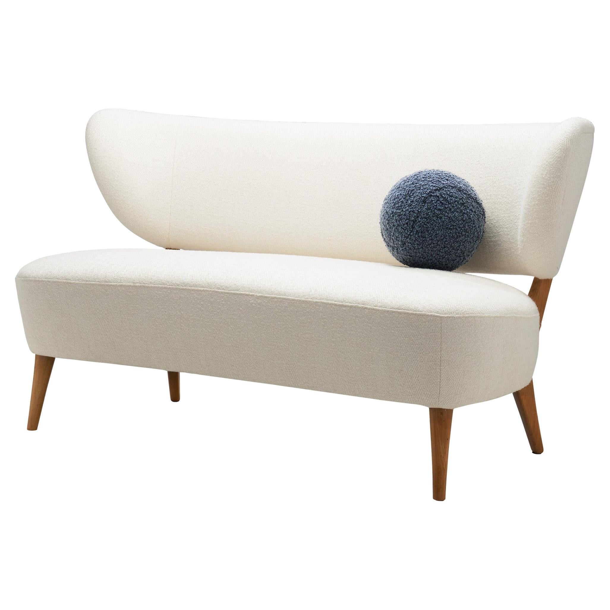 Two-Seater Sofa by Otto Schulz 'Attr.' for Boet, Sweden, 1940s For Sale