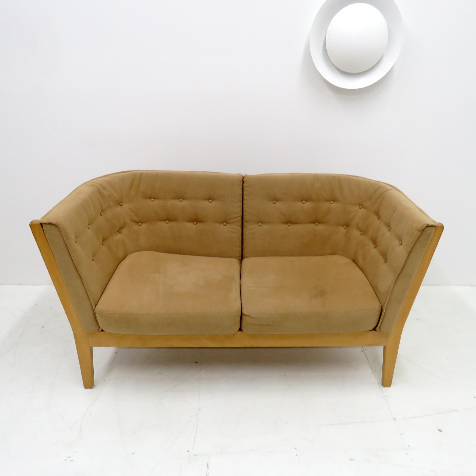 Scandinavian Modern Two Seater Sofa by Wojtek D Carstens for Stouby Mobler For Sale